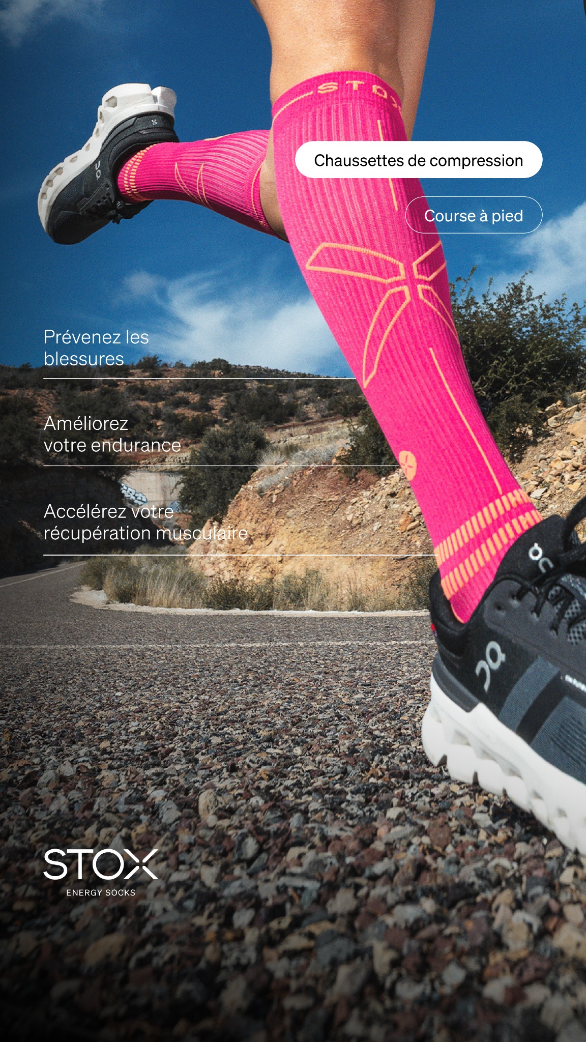 STOX Energy Socks Facebook ad