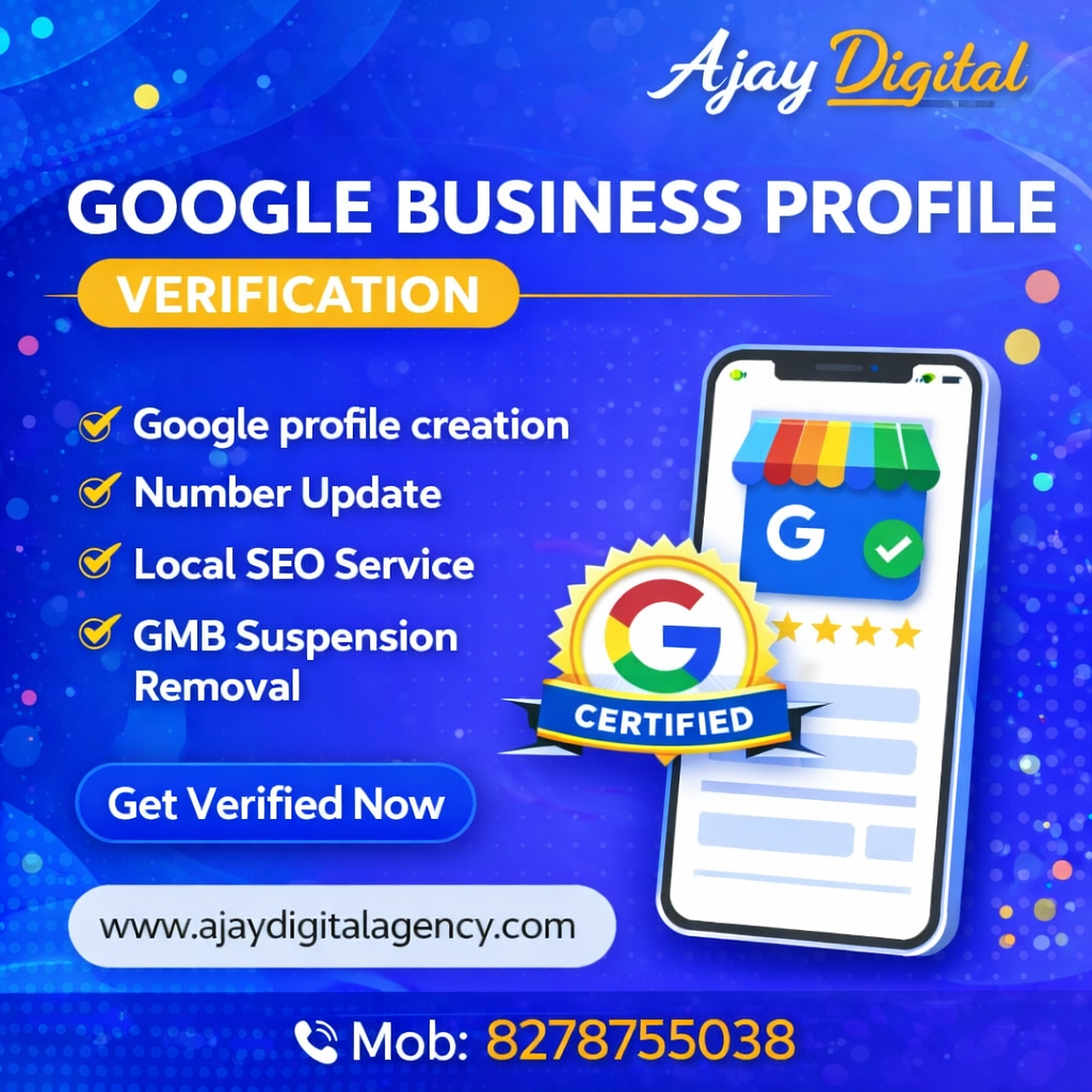 Ajay Digital Agency Facebook ad: Contact Us for Local SEO Services