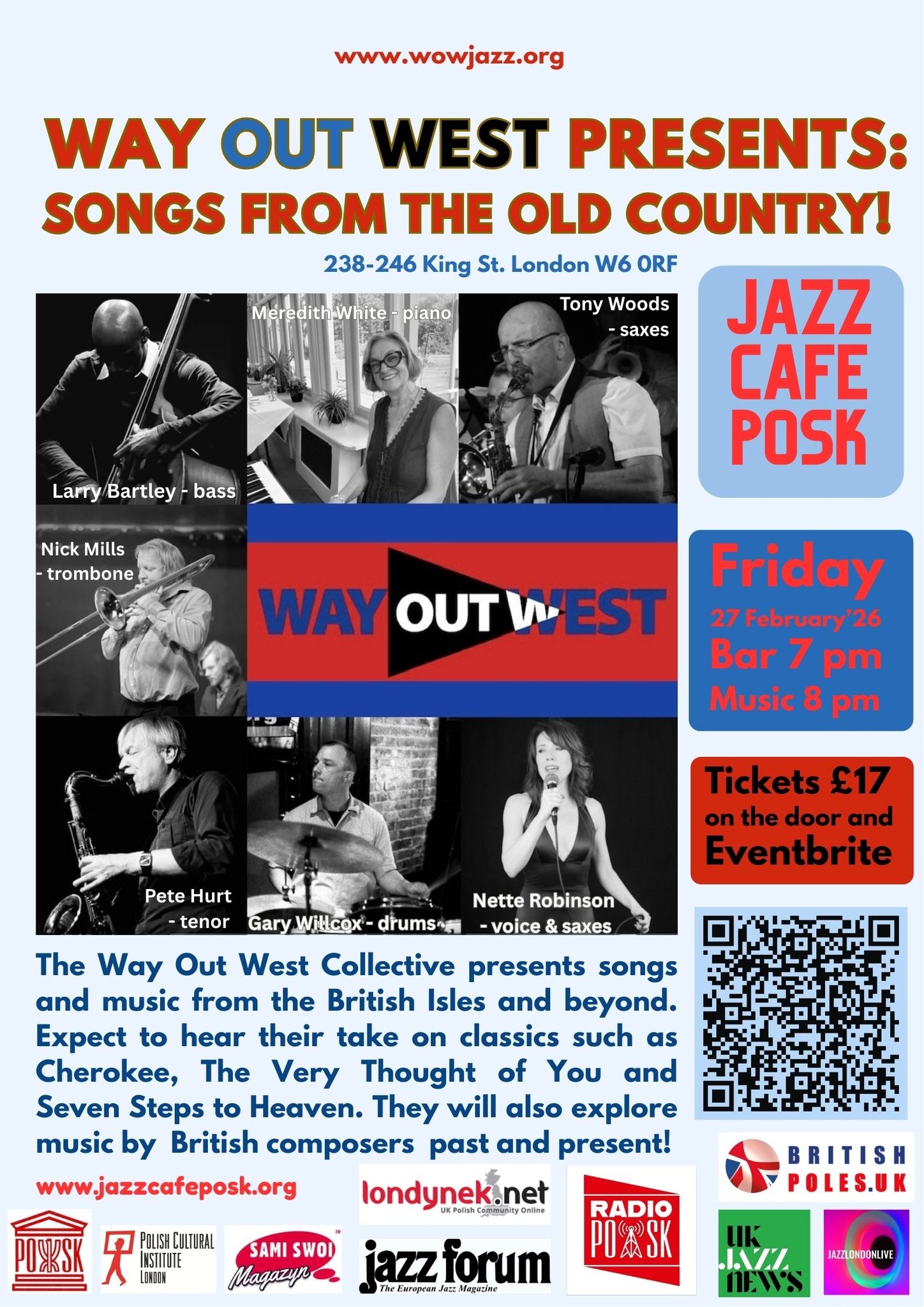 Polish Social & Cultural Association Facebook ad: WAY OUT WEST PRESENTS: SONGS FROM THE OLD COUNTRY!