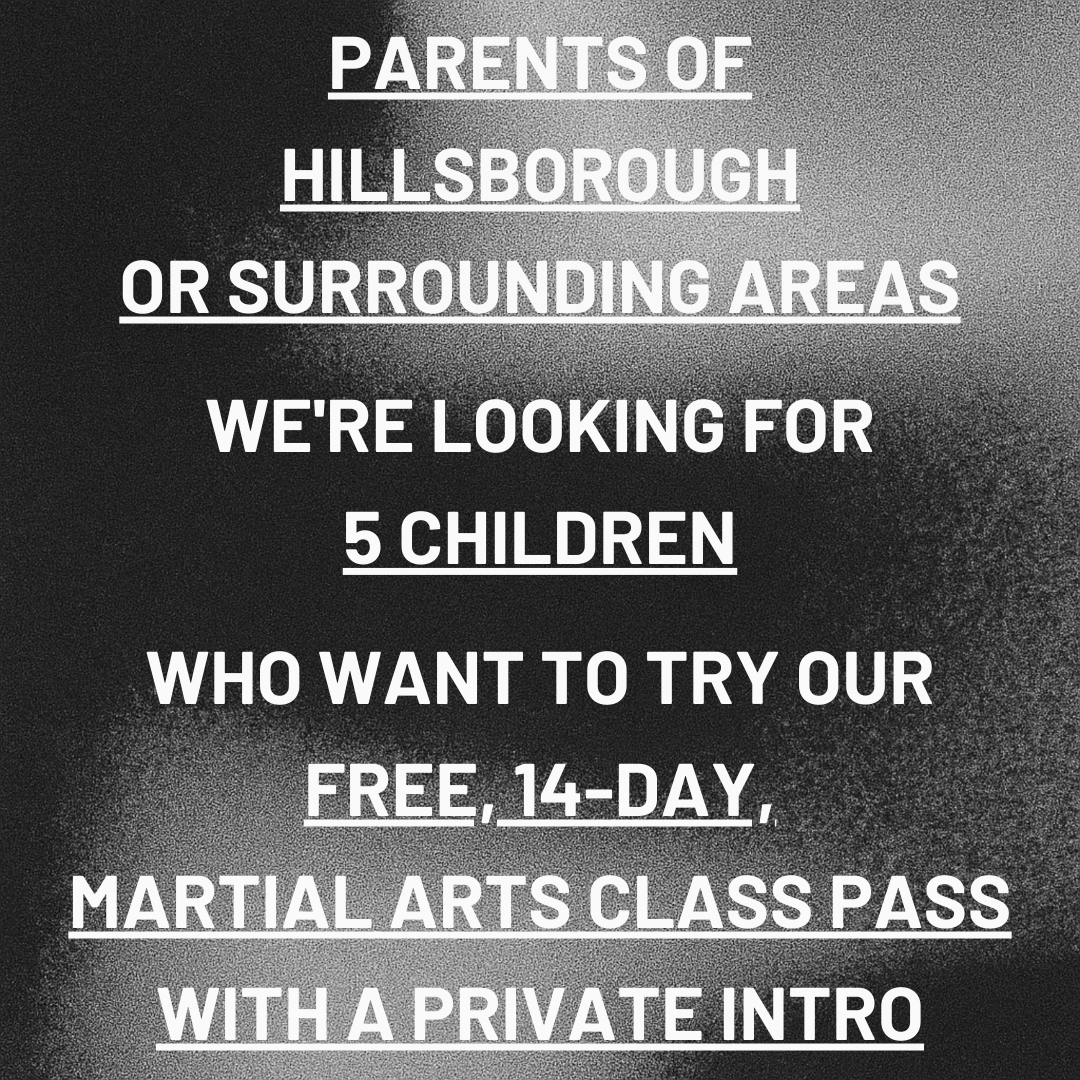 Kickside Martial Arts Hillsborough Facebook ad: Want a FREE 14-Day, Kids Martial Arts Class Pass?