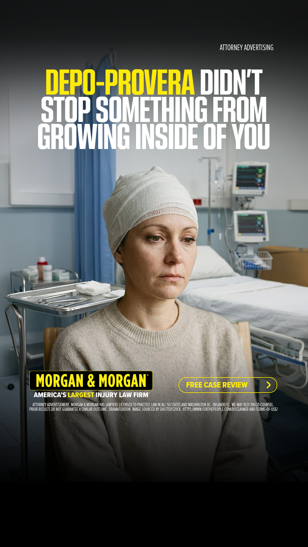 Morgan & Morgan Facebook ad