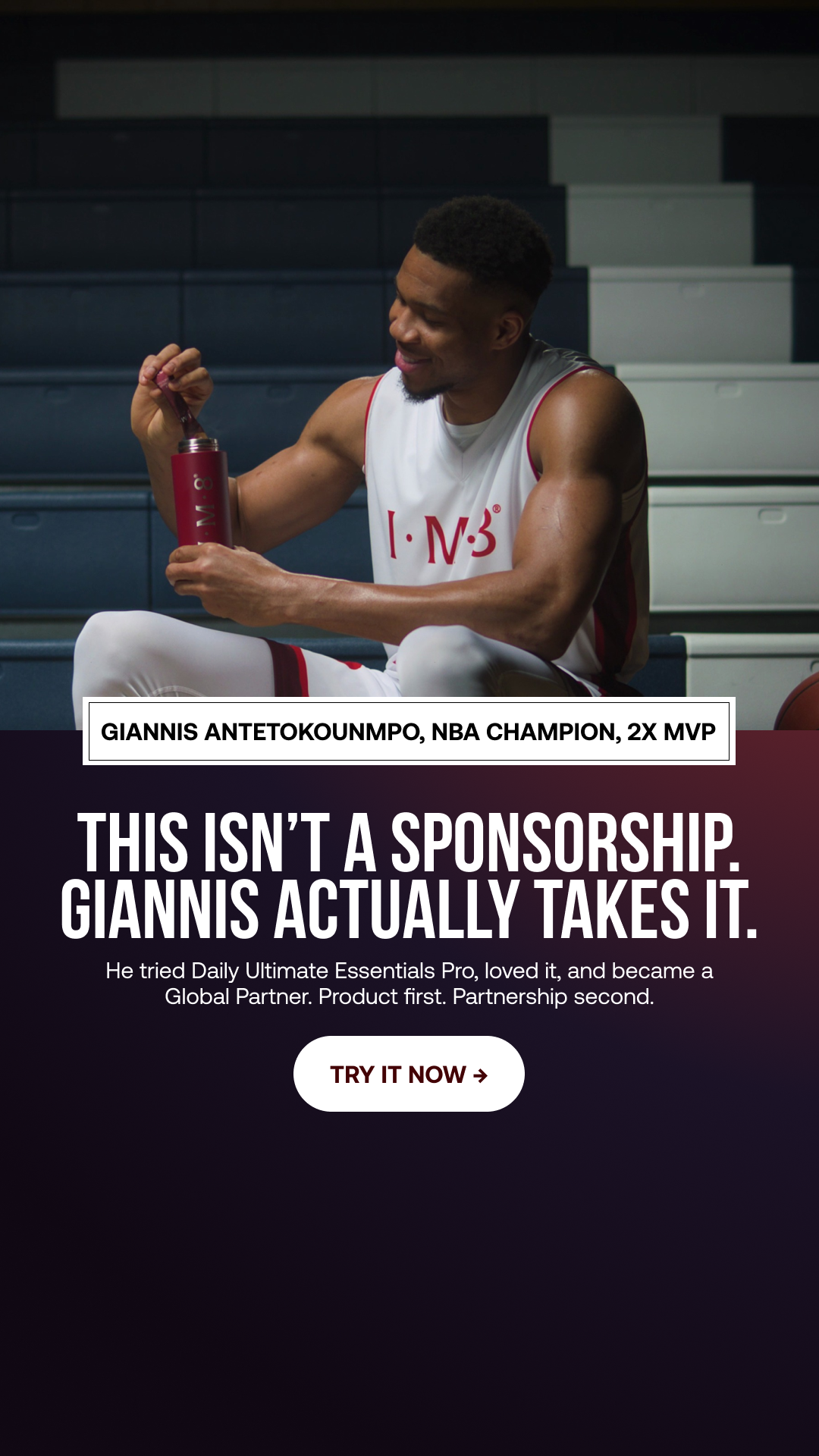 Giannis Antetokounmpo Facebook ad