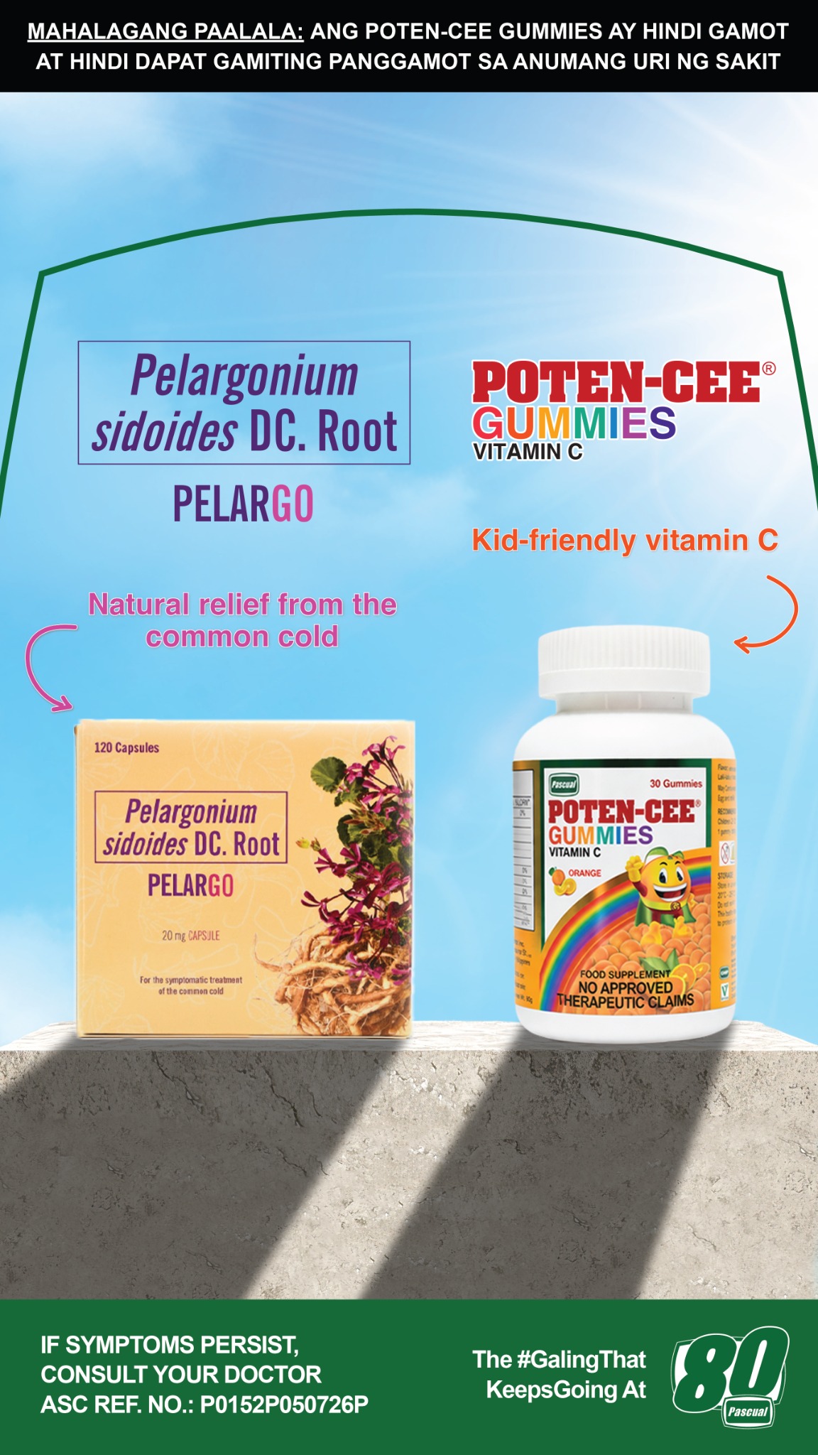 Pascual Laboratories Facebook ad from May 31, 2026