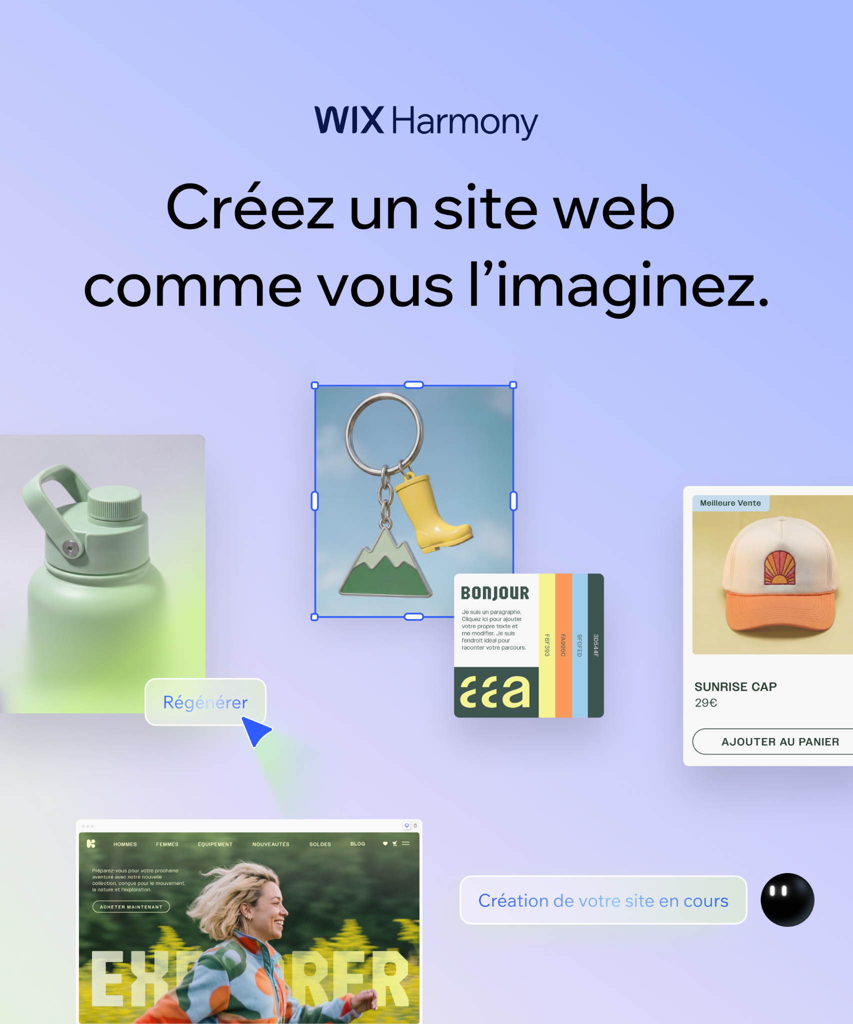 Wix Facebook ad