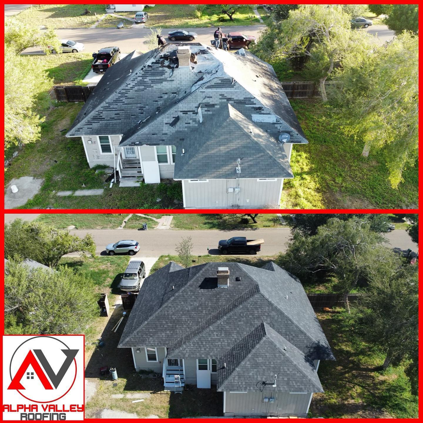 Alpha Valley Roofing Facebook ad