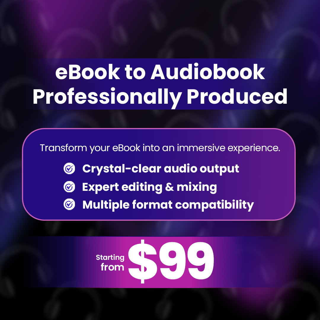 Random Story House Facebook ad: Turn Your eBook Into Sound
