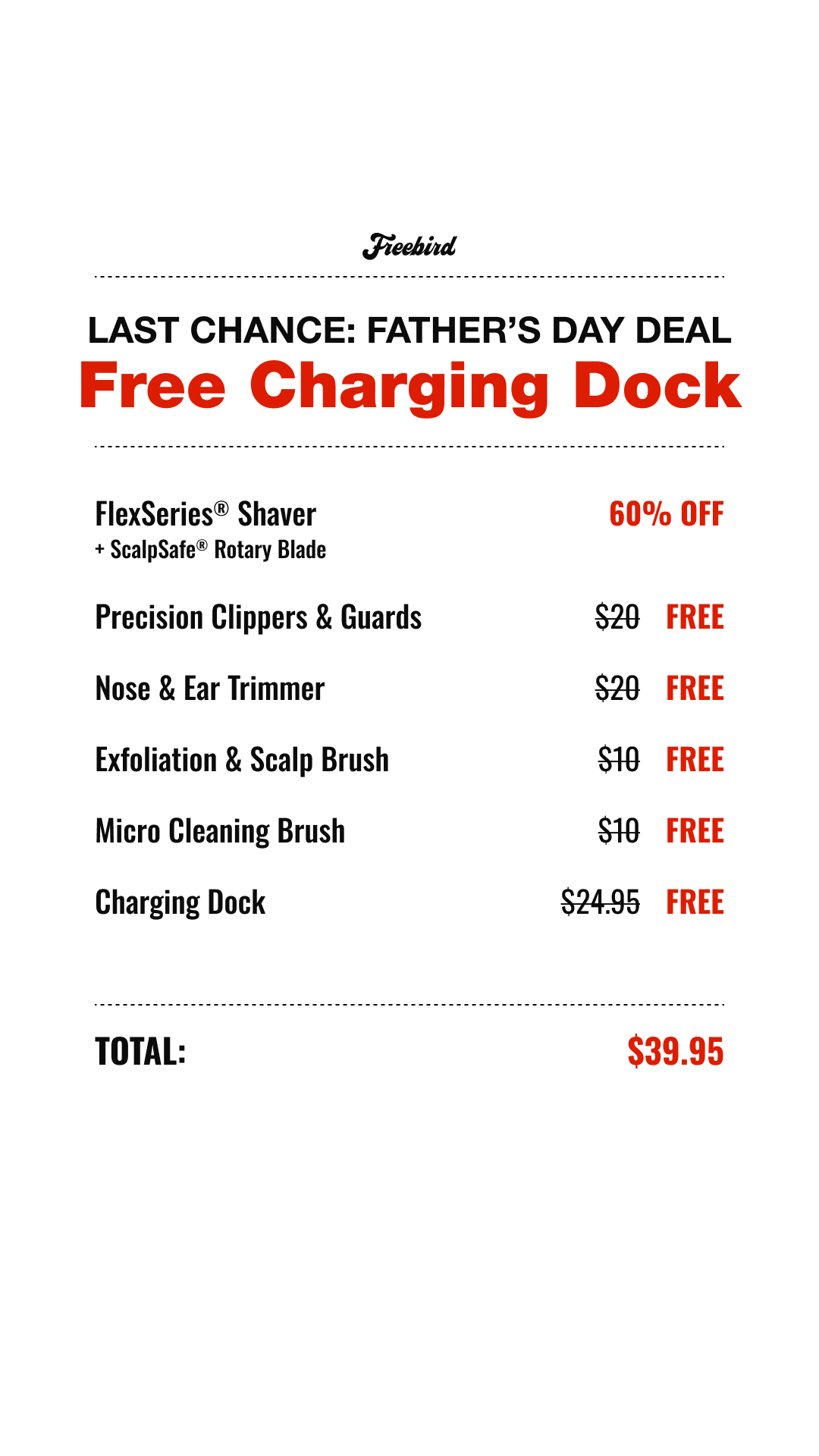 Freebird Facebook ad