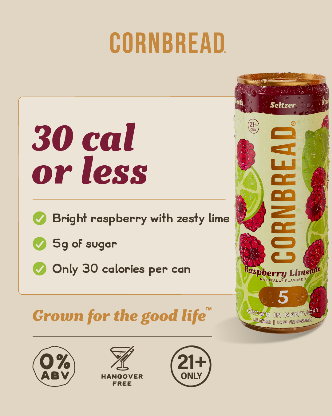 Drink Cornbread Facebook ad