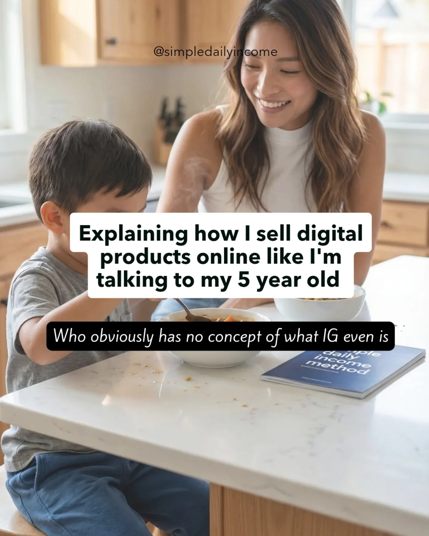 Simple Daily Income Facebook ad: I probably shout out 'I GOT ANOTHER SALE'…