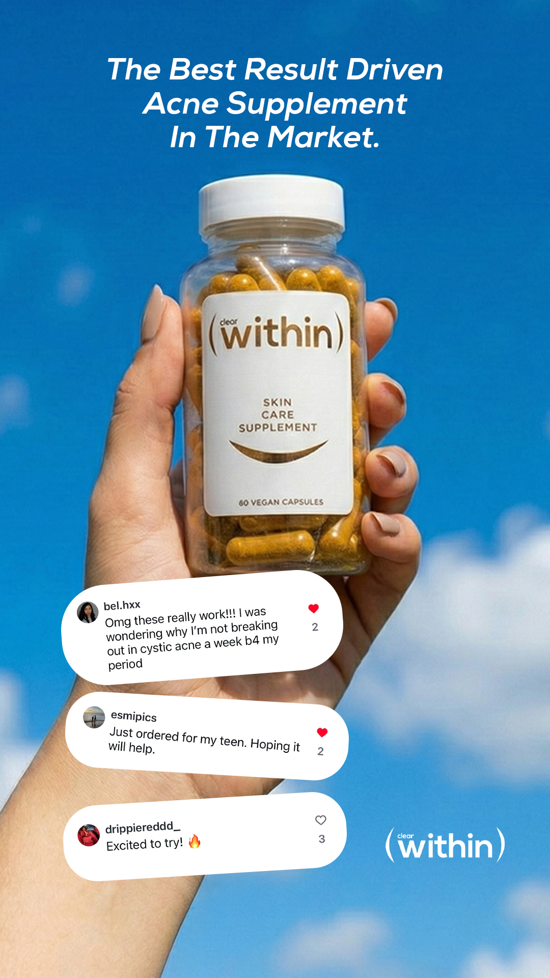 Within Skin Facebook ad