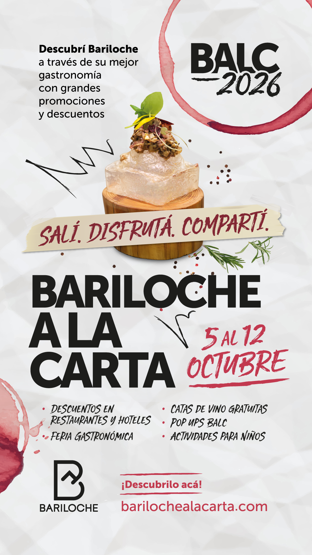 Bariloche Argentina Facebook ad: Descargá tu tarjeta BALC