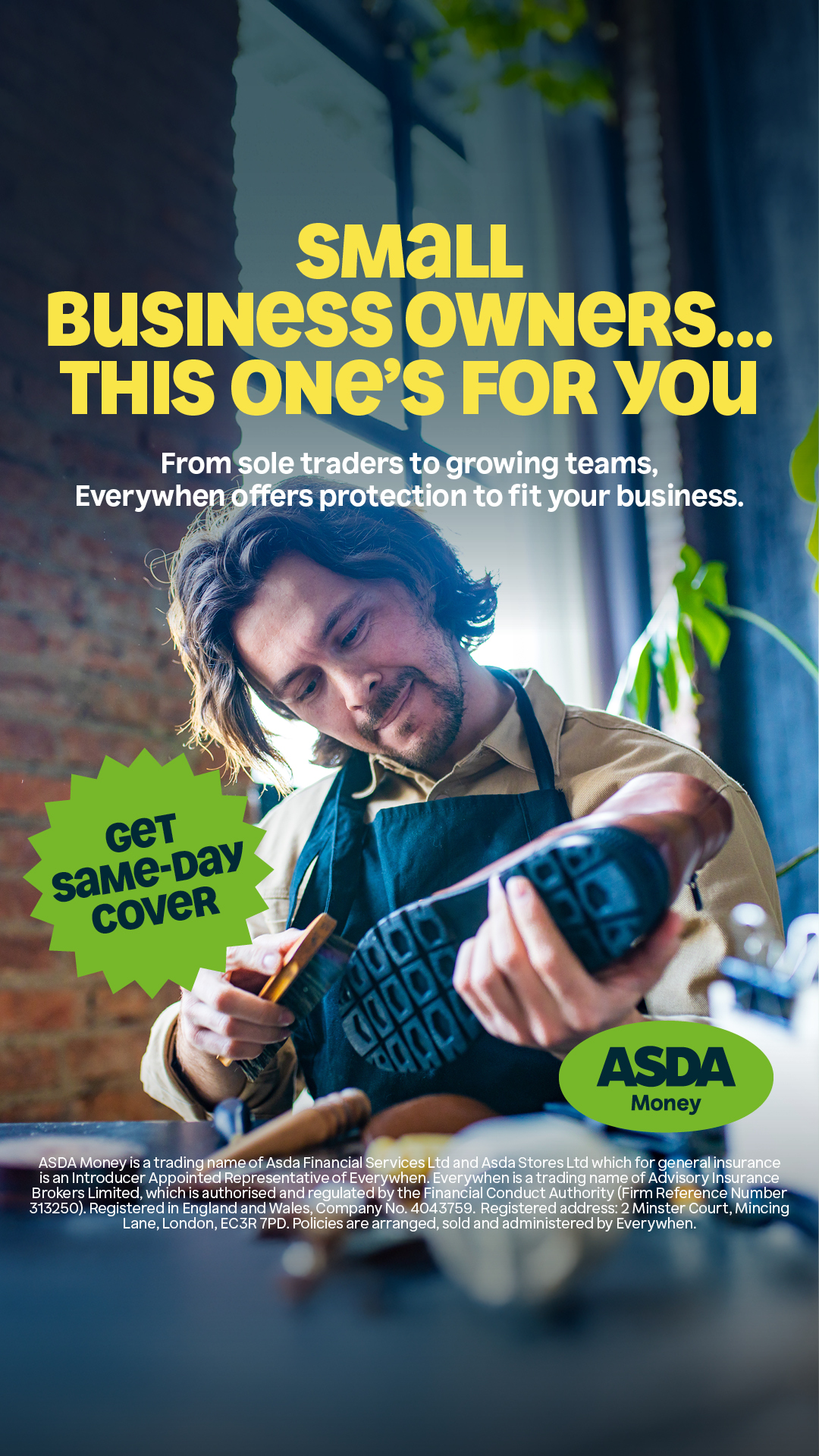 Asda Money Facebook ad