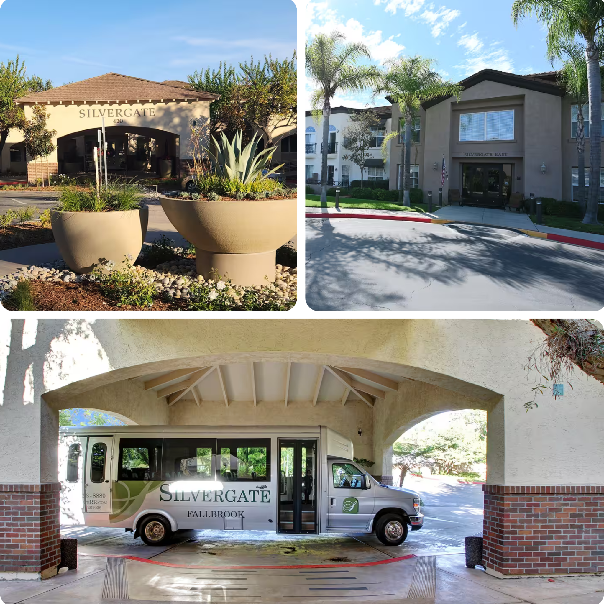 Silvergate Fallbrook Retirement Residence Facebook ad: Senior Living Rooted in Fallbrook For 35+ Years