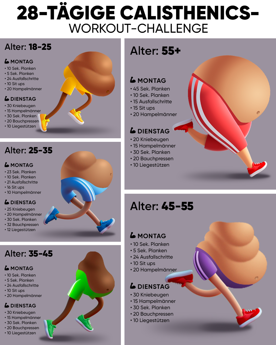 28 Day Challenge - Calisthenics Facebook ad