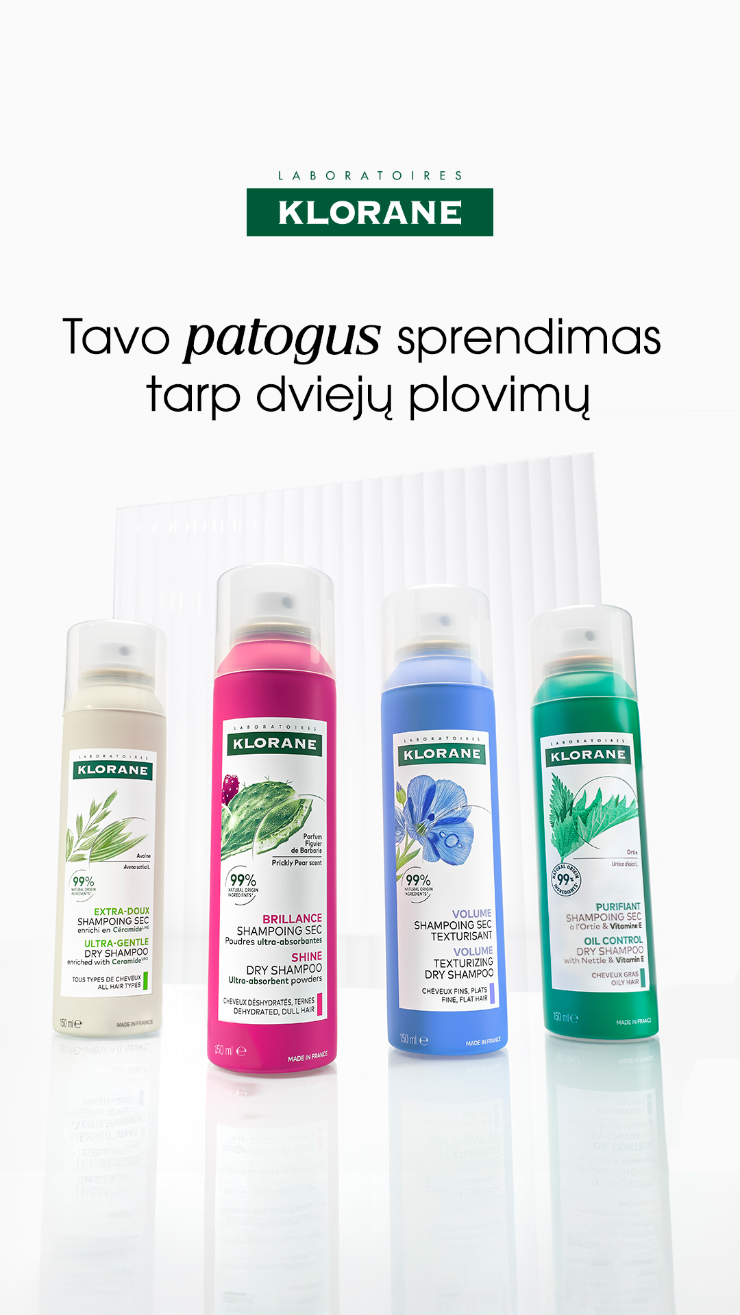 Klorane Lietuva Facebook ad: Klorane