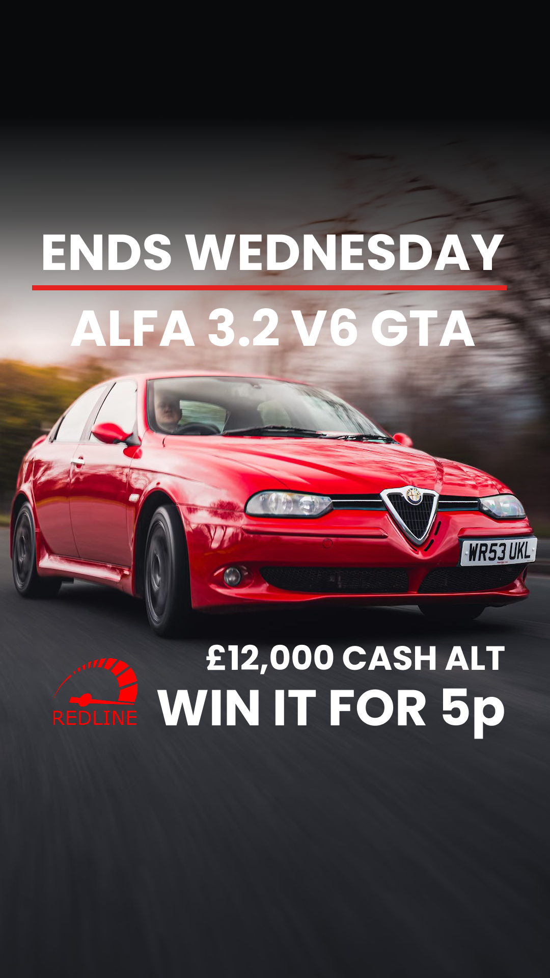 Redline Competitions Facebook ad