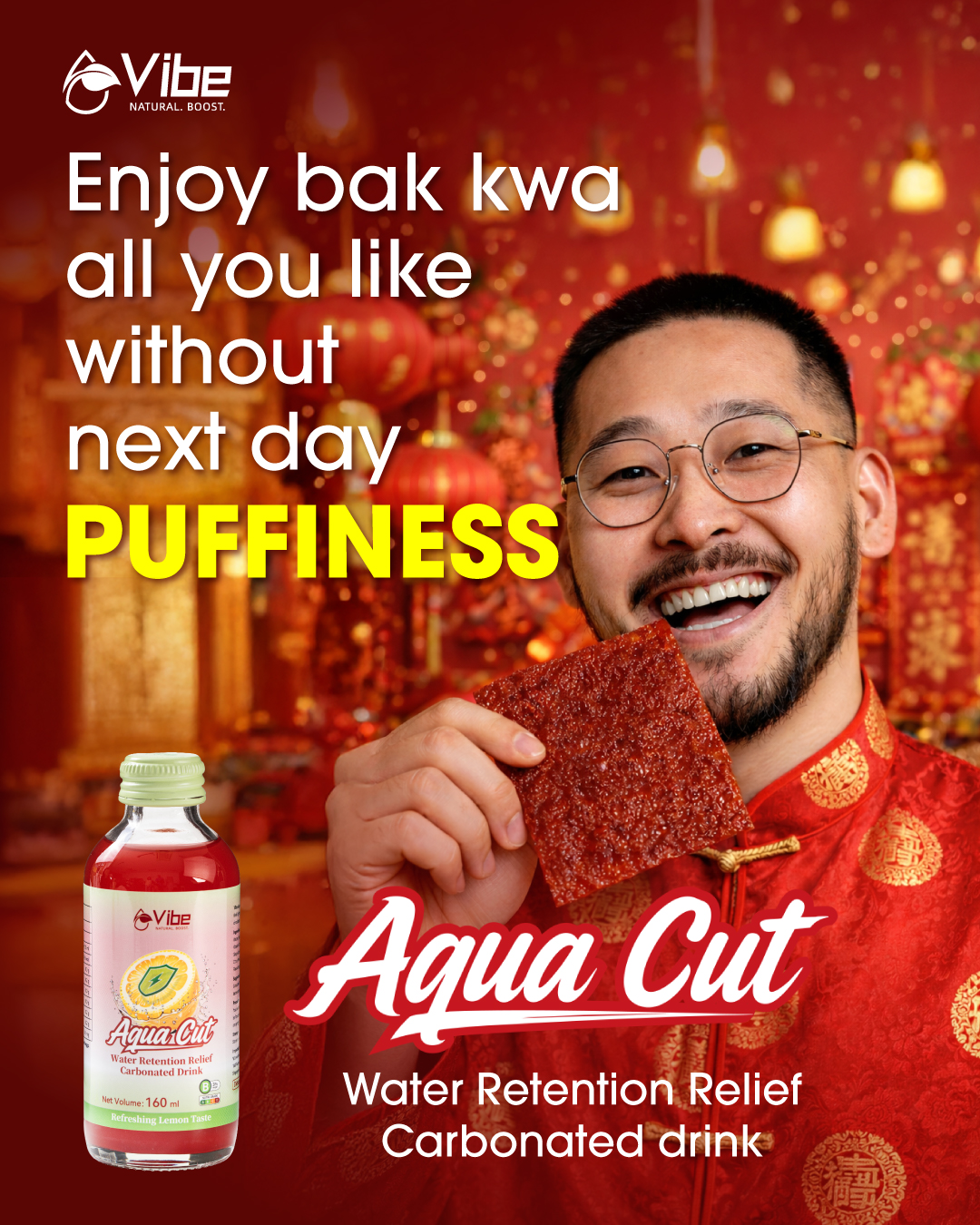 Vibe Wellness Facebook ad: CNY’s Secret to Beating the Bloat