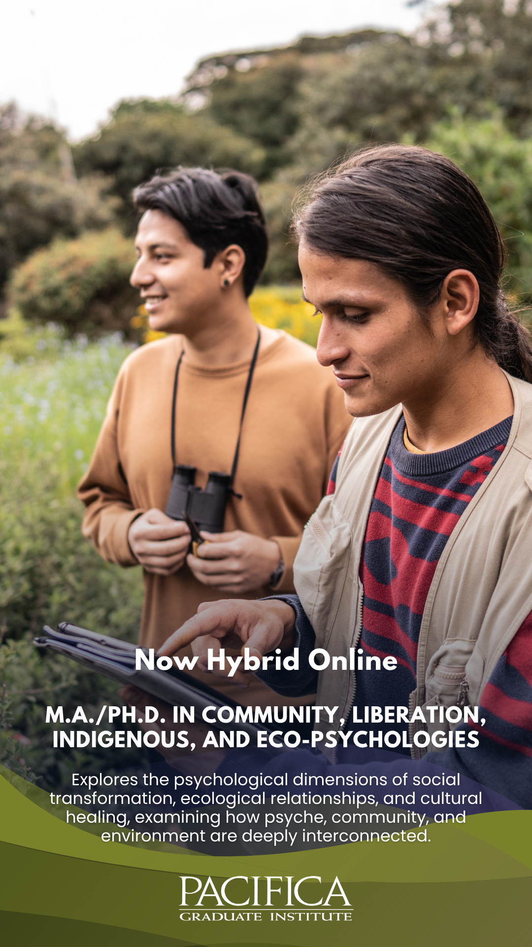 Pacifica Graduate Institute Facebook ad