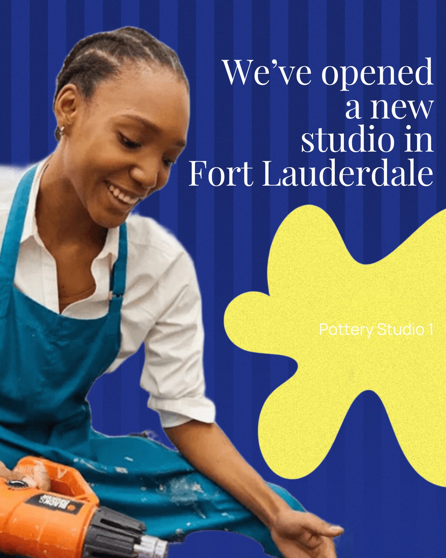 Pottery Studio 1 Miami - Classes and events Facebook ad: Fort Lauderdale, we’re here!