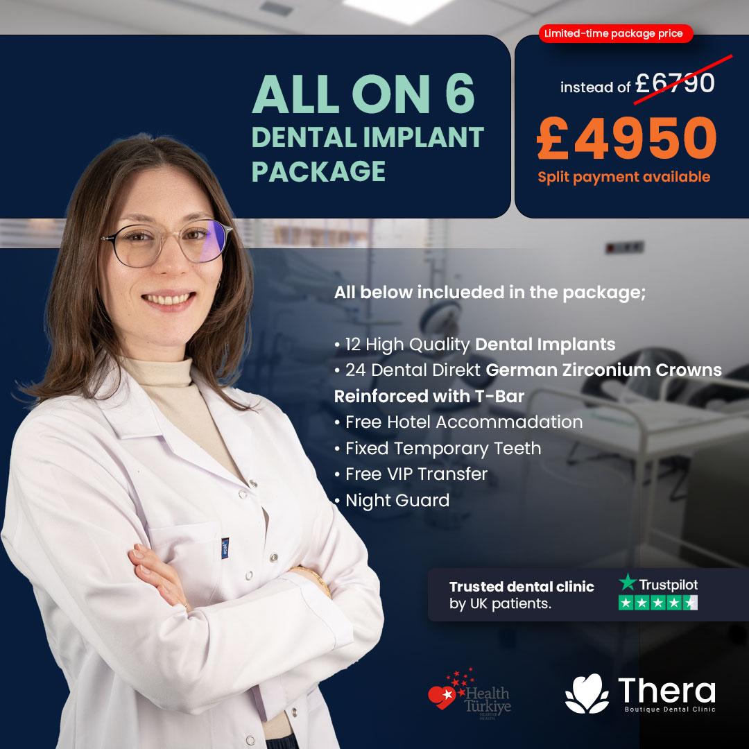 Thera Dental Clinic Facebook ad: Full Mouth Package is only £4950!