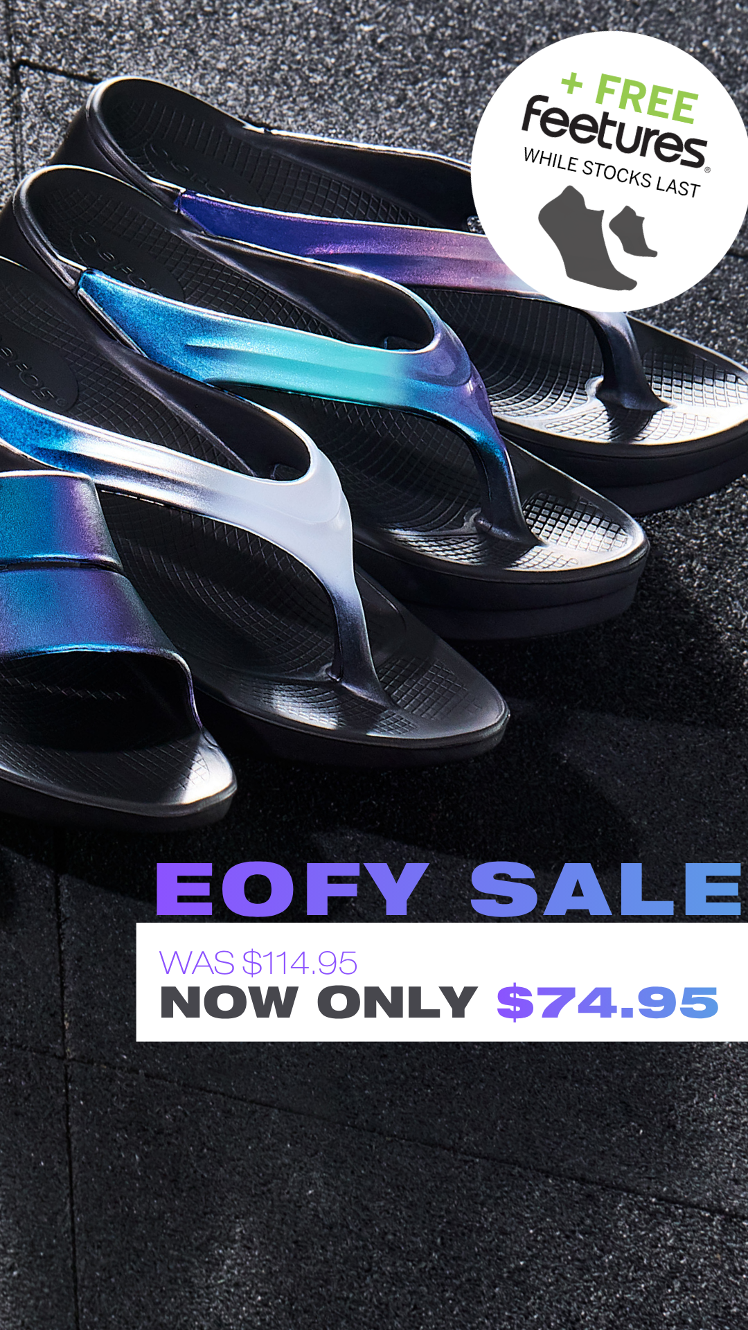 OOFOS Australia Facebook ad from Jun 14, 2026
