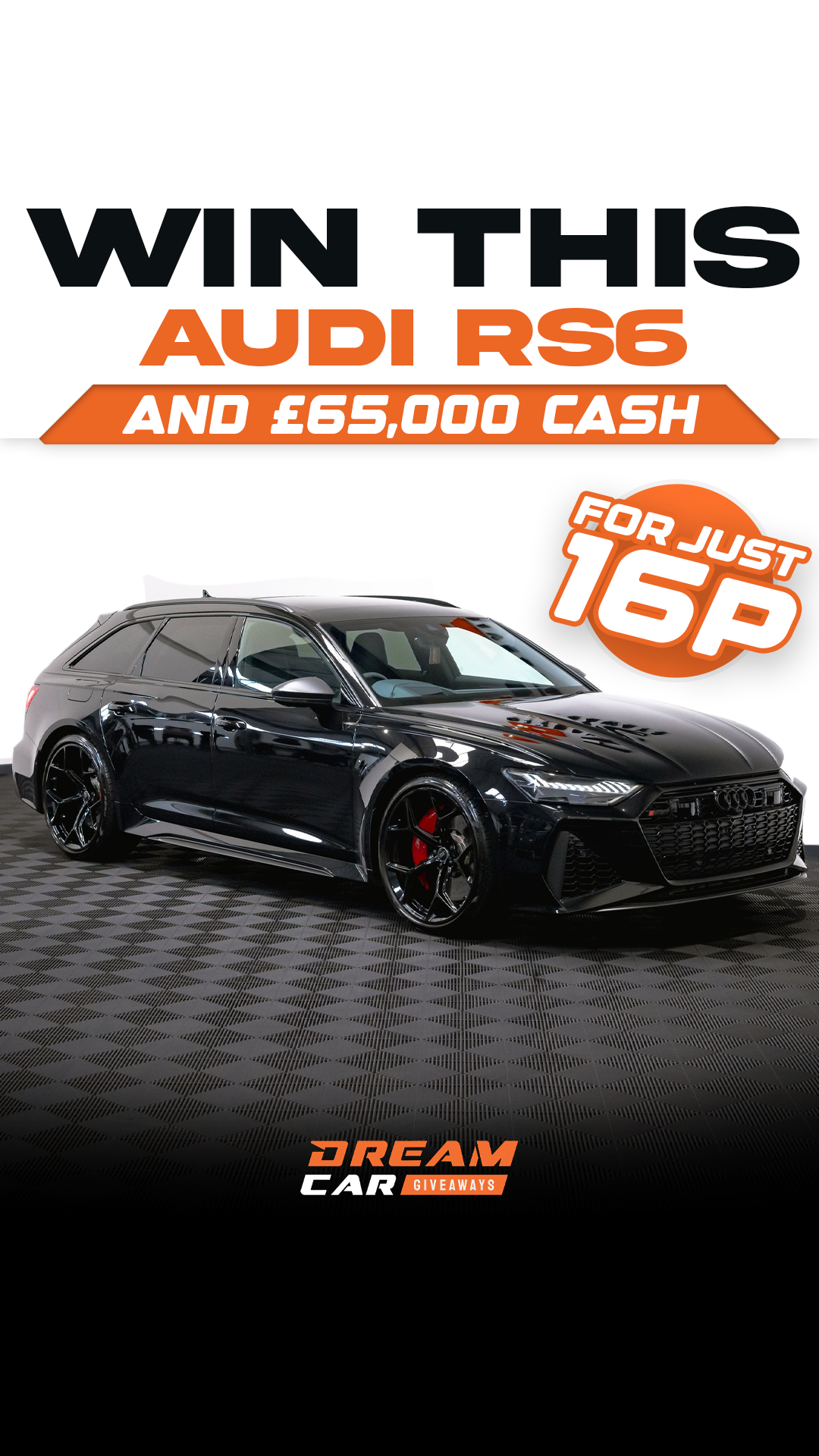 Dream Car Giveaways Facebook ad