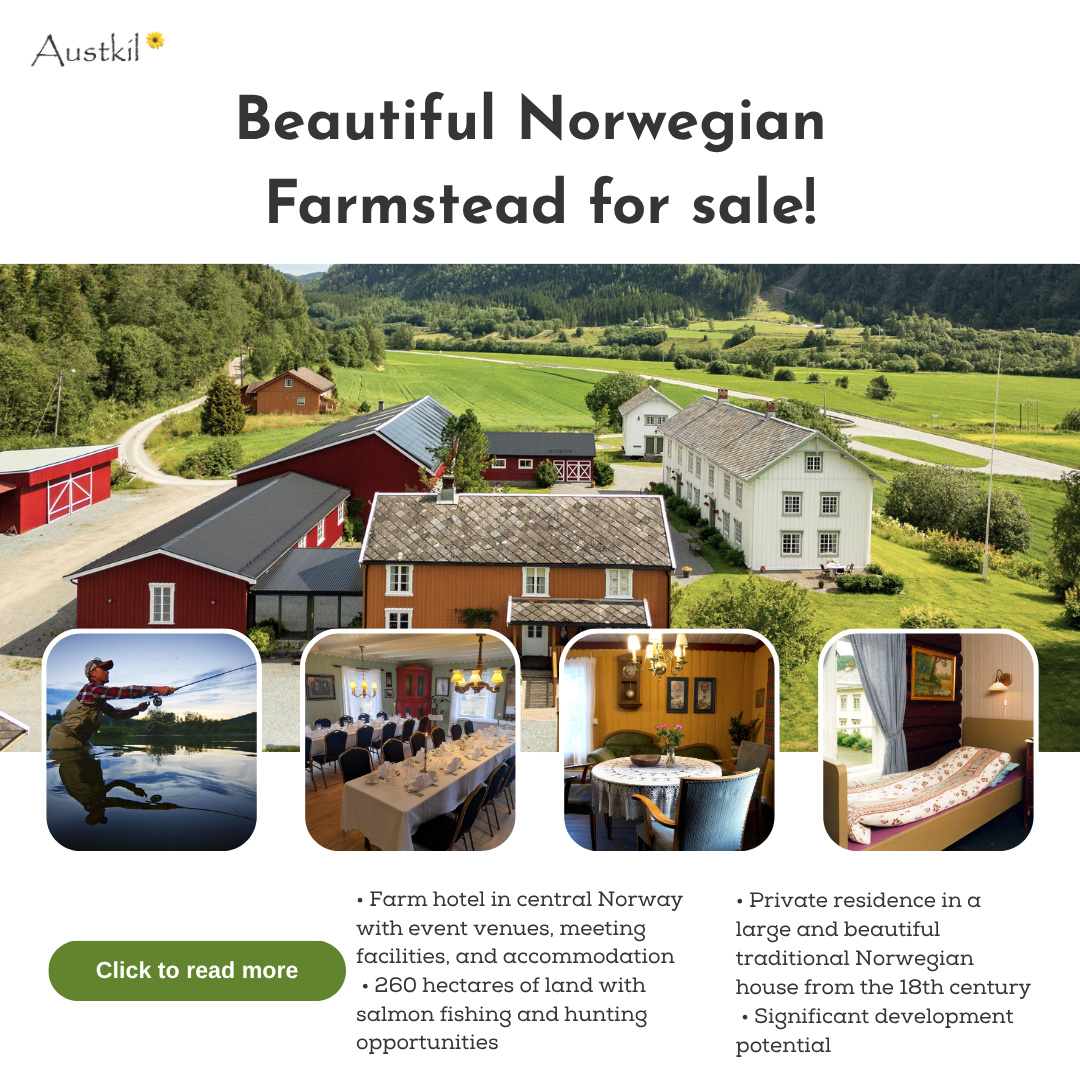 Austkil Facebook ad: Own a 260-Hectare Tourism Business in Norway (With Fishing…