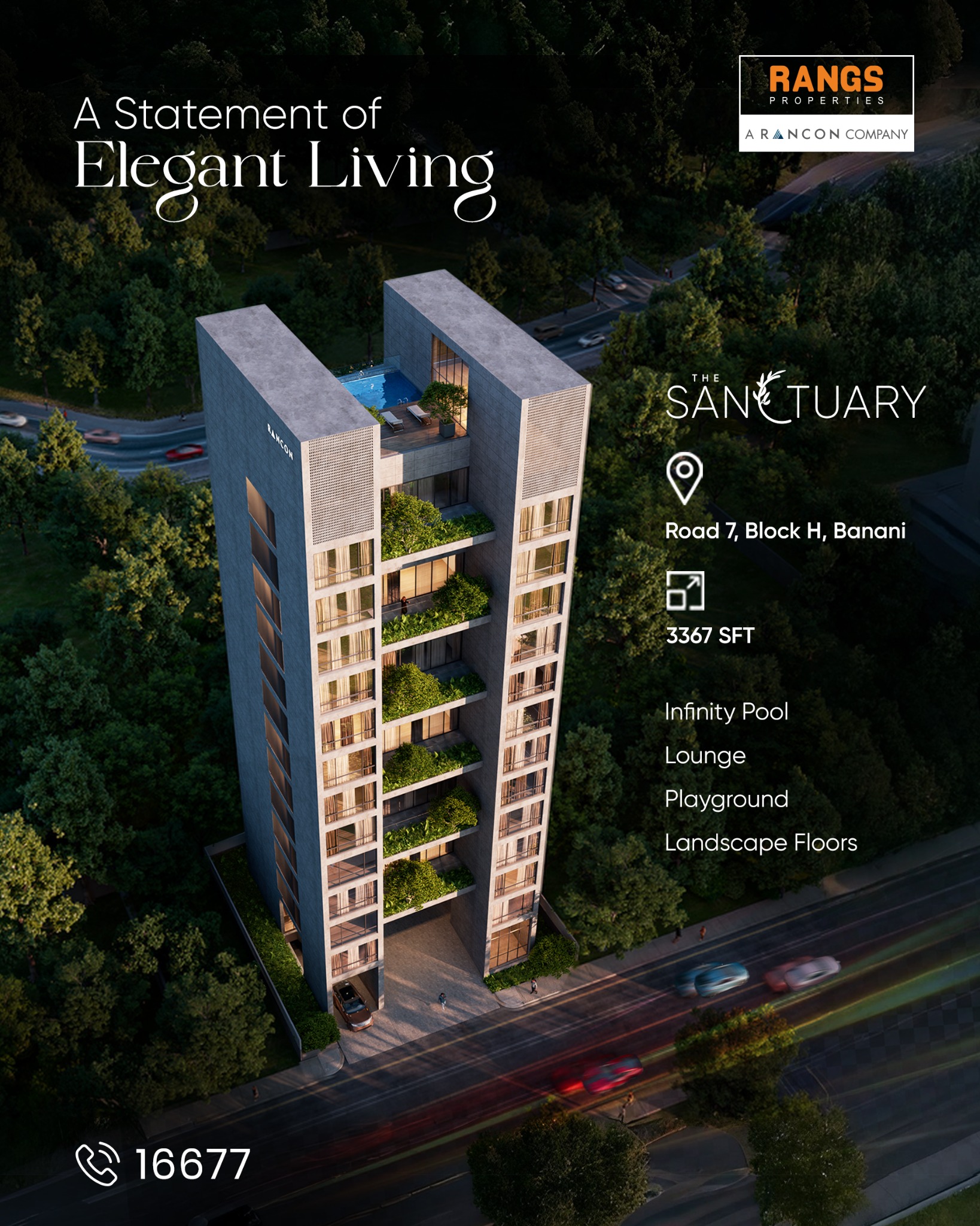 Rangs Properties Limited Facebook ad: The Sanctuary at Plot 82, Road 7, Block…