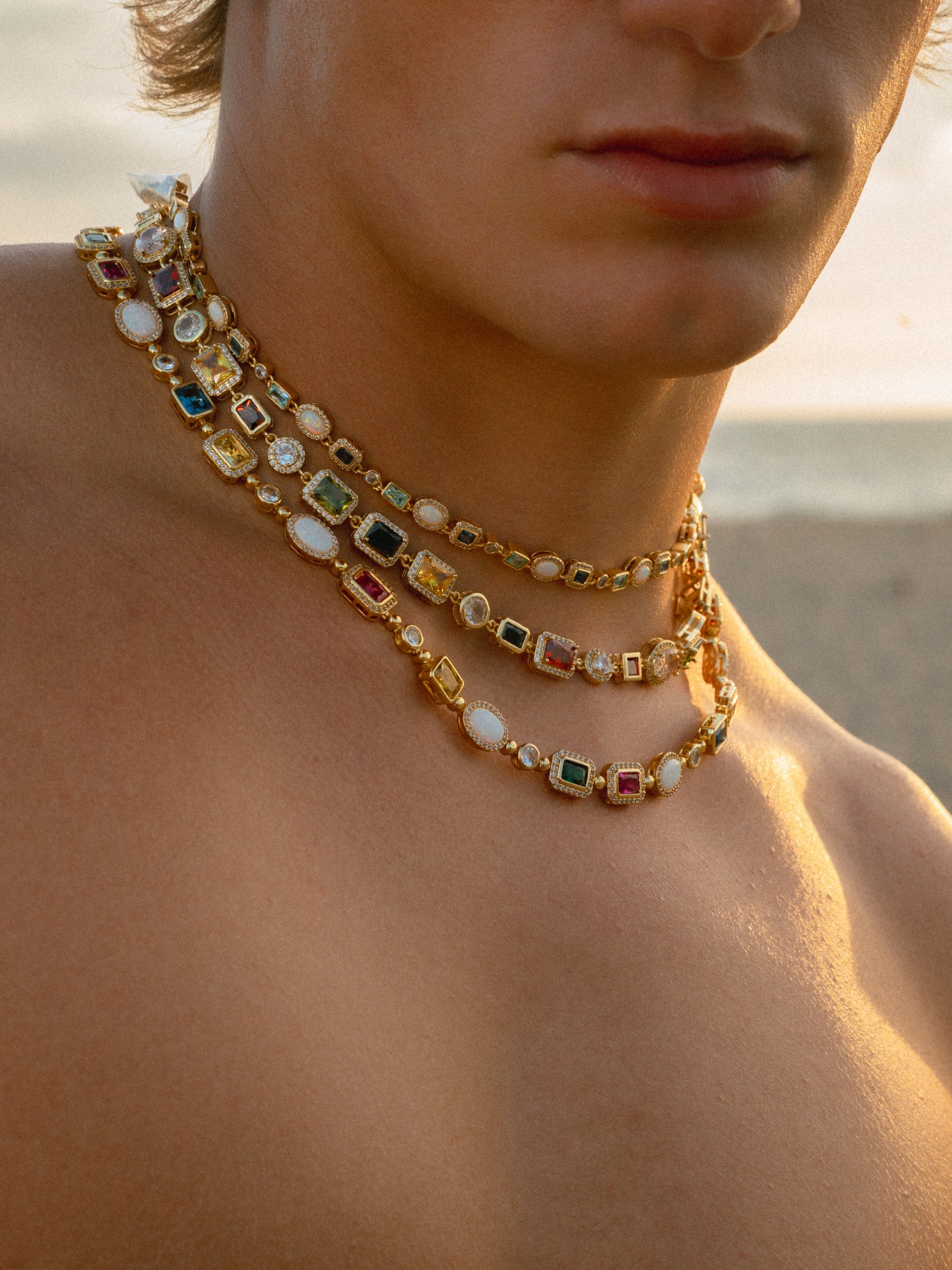 Zenaus jewelry Facebook ad: Zenaus Celestial Rainbow Necklace: 55% off NOW