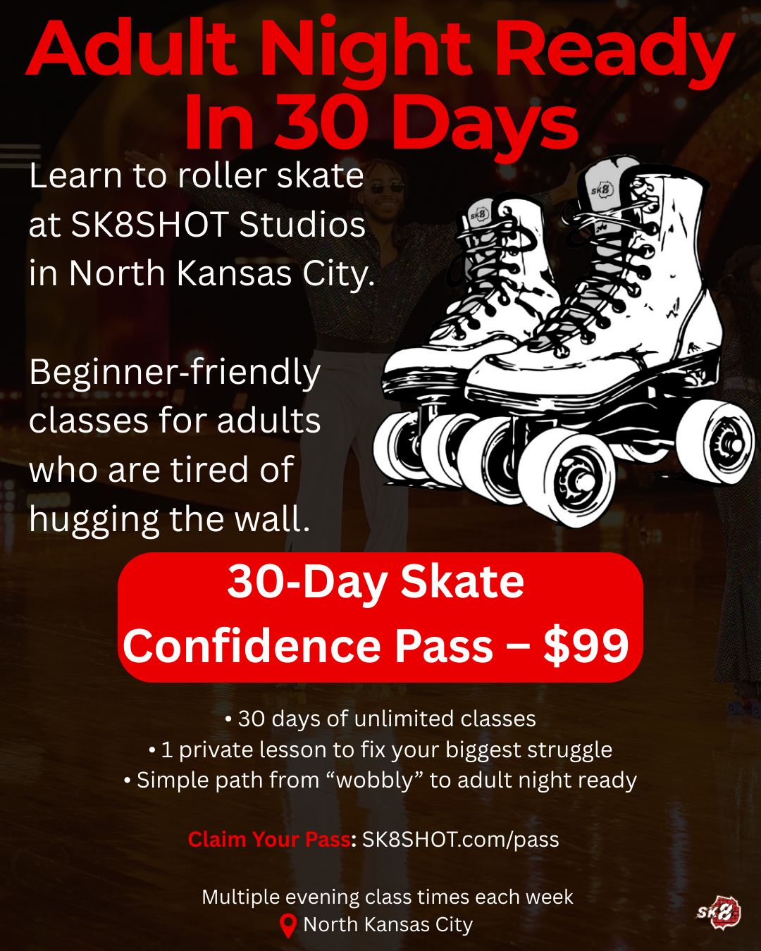 SK8 SHOT Studios Facebook ad from Jan 10, 2026