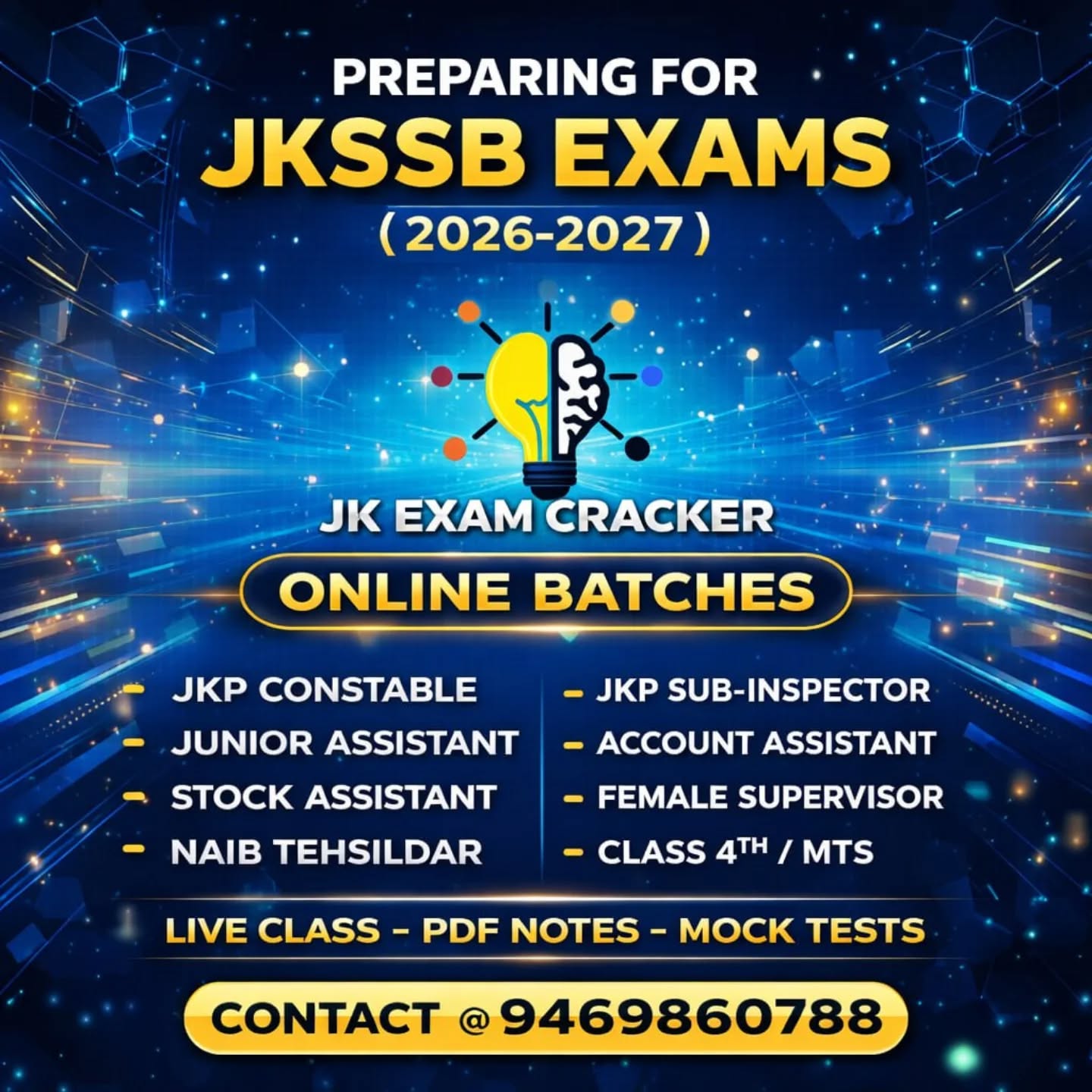 jkexam_cracker Facebook ad: PREPARING FOR JKSSB EXAM