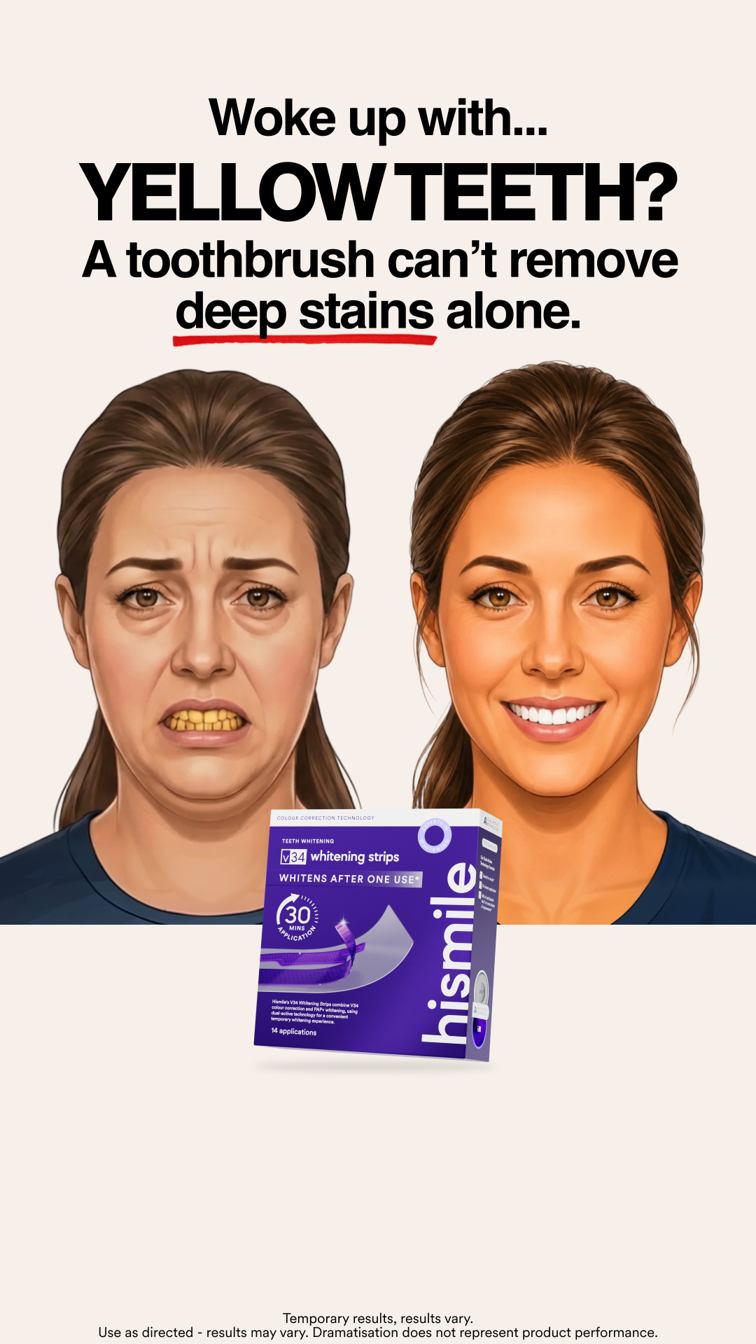 Hismile Facebook ad