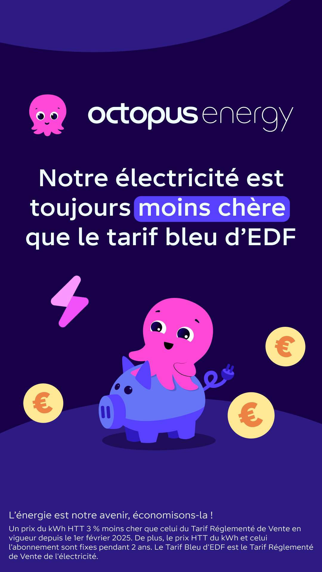 Octopus Energy Facebook ad