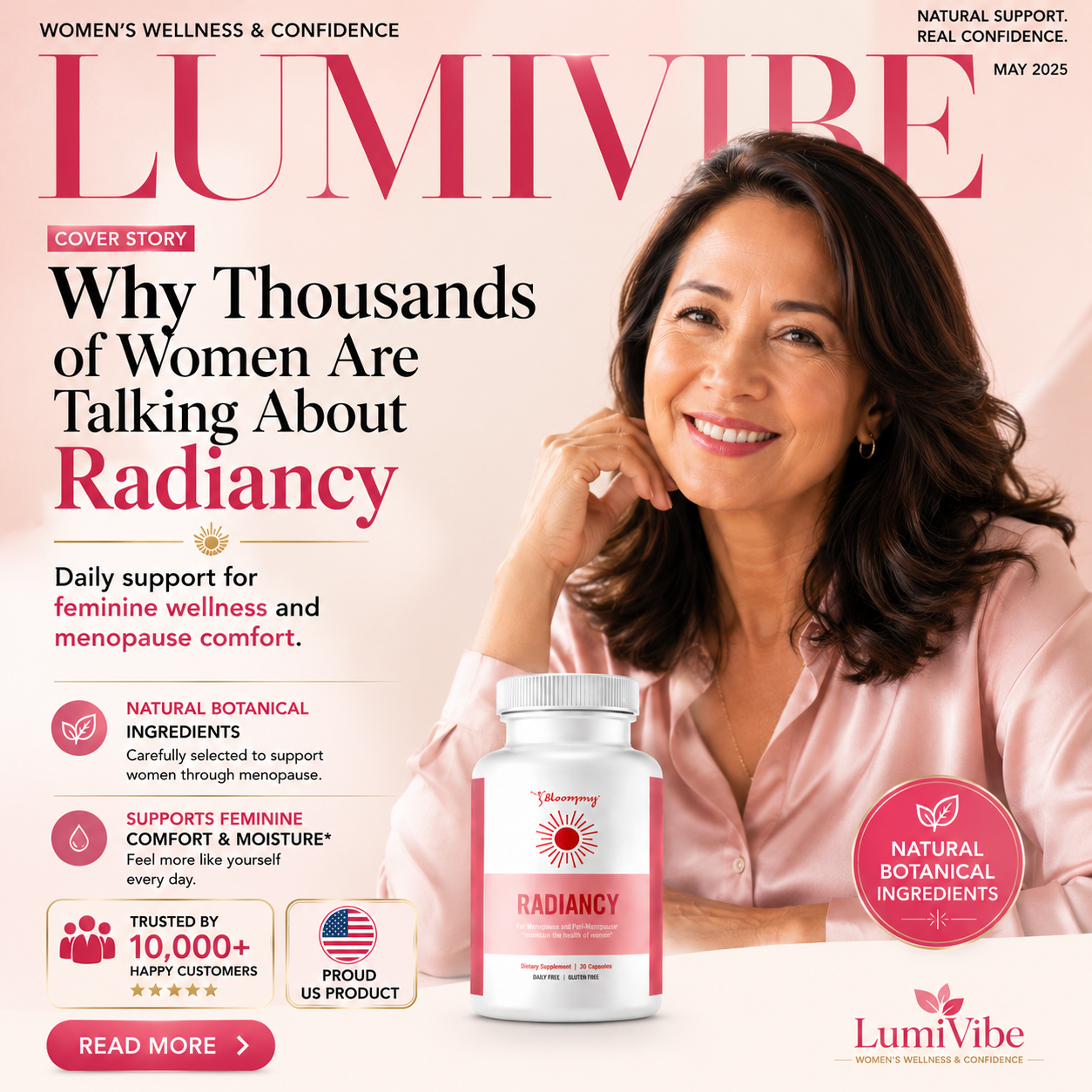 LumiVibe - Women's Wellness Facebook ad: Radiancy Vaginal Probiotics