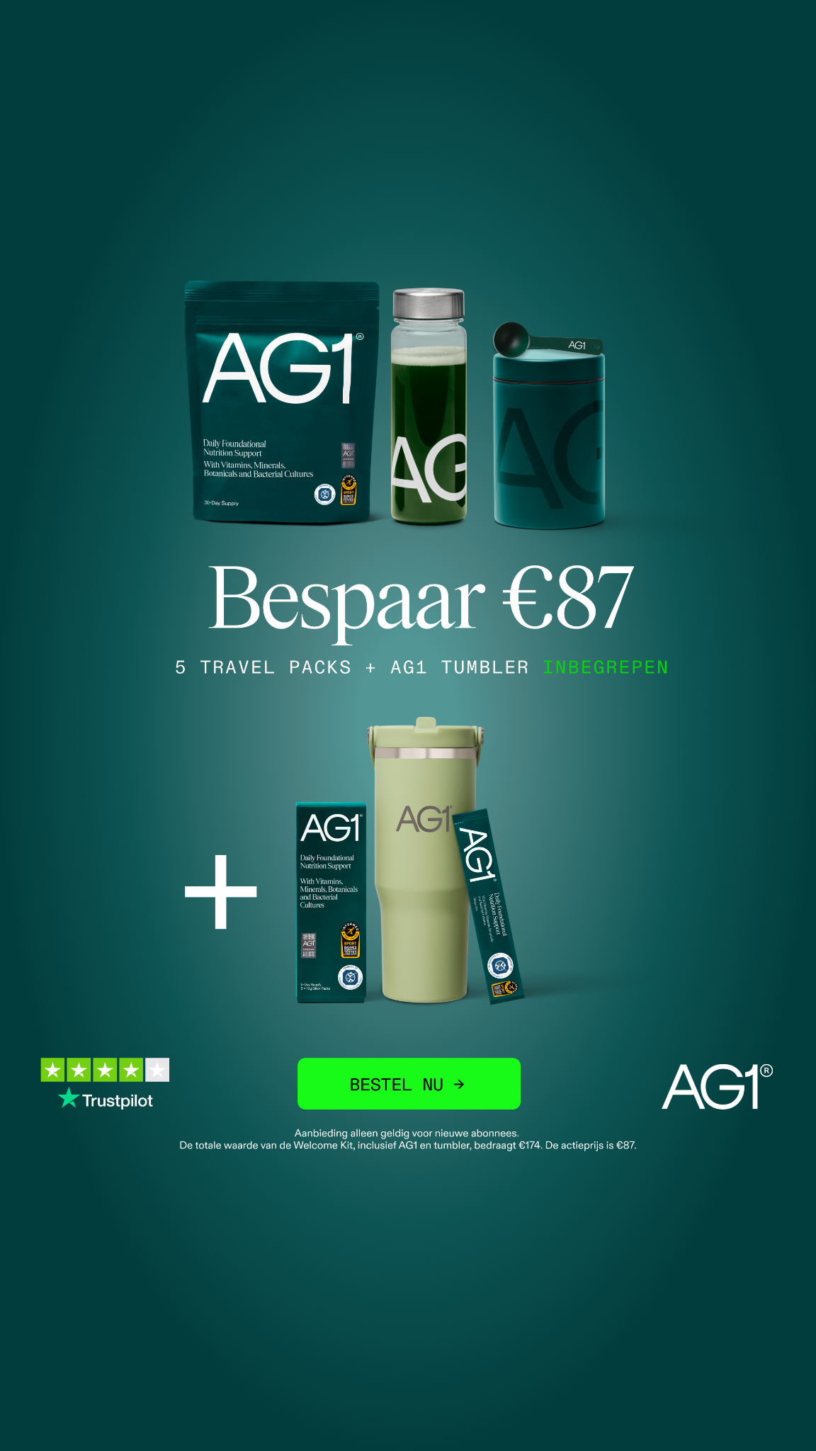 AG1 by Athletic Greens Facebook ad