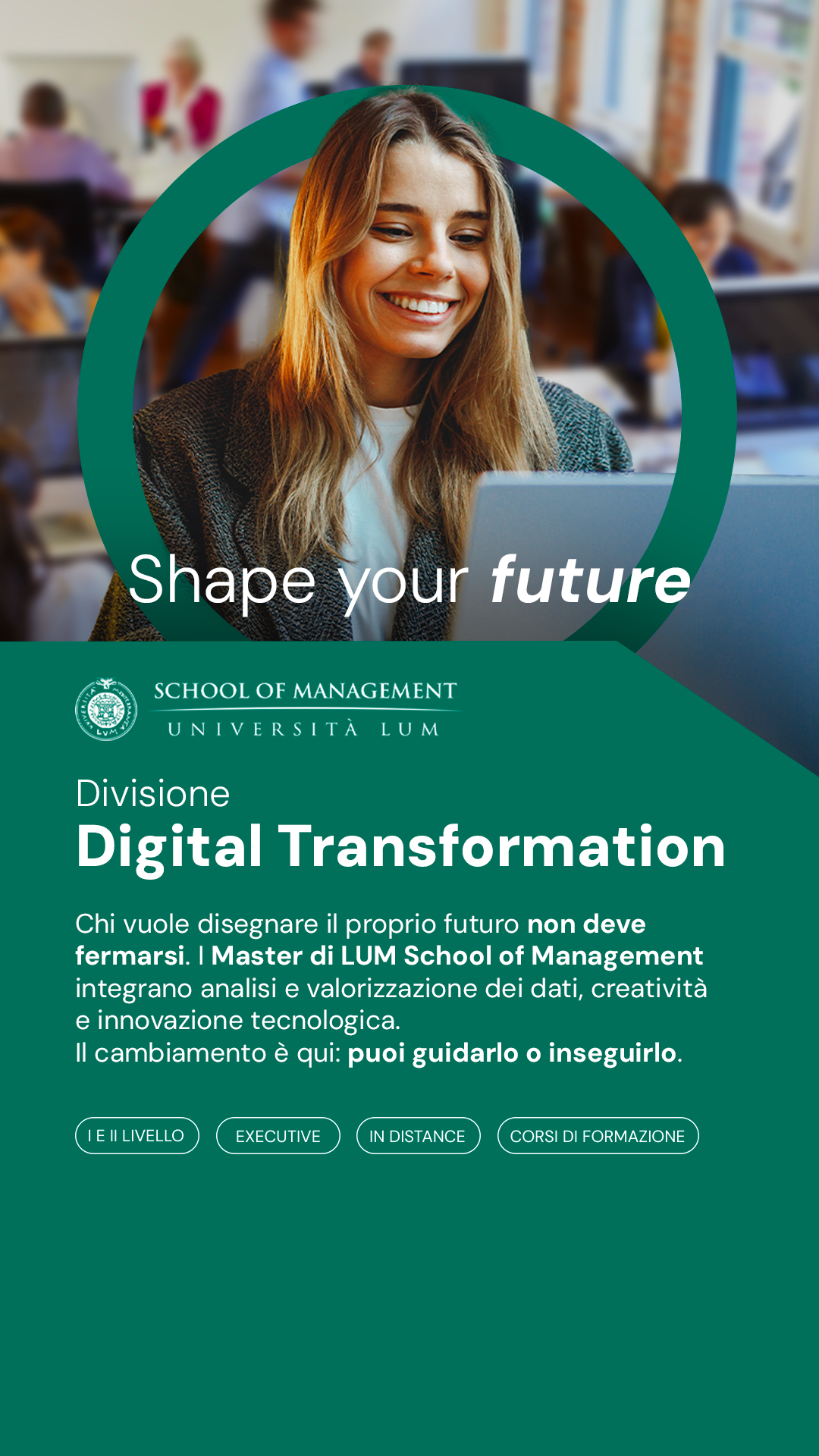 School of Management LUM Facebook ad