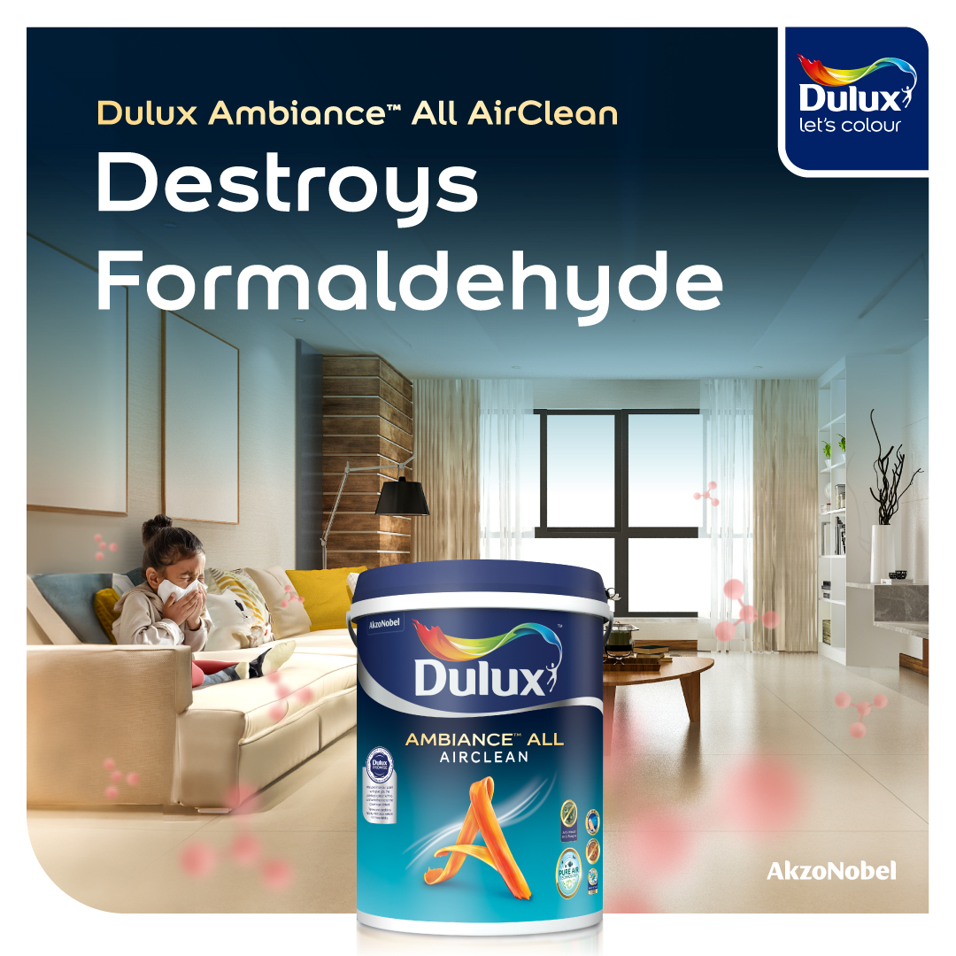 Dulux Facebook ad: Ever heard of paint that DESTORYS formaldehyde?