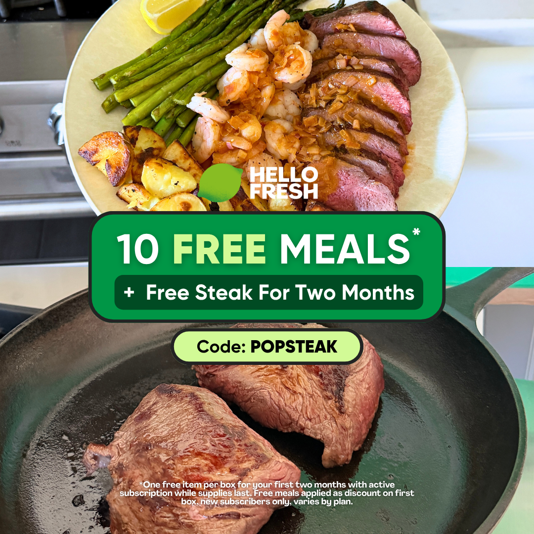 Popdust Facebook ad: Now Is The Perfect Time To Try HelloFresh