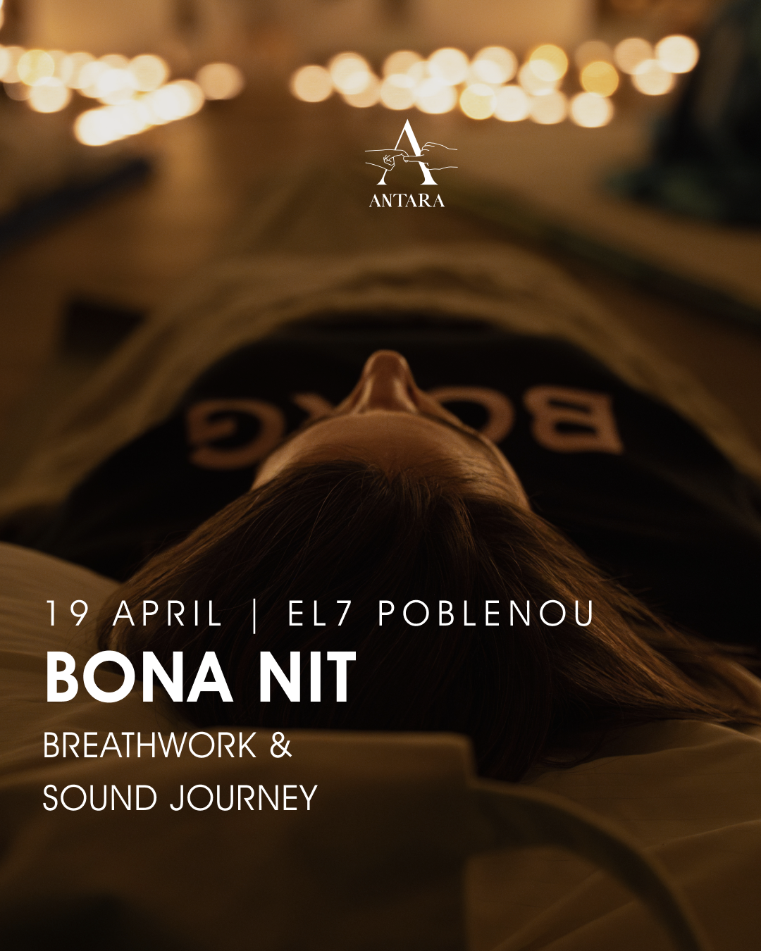 Antara.be Facebook ad: Breath & Sound for deep rest