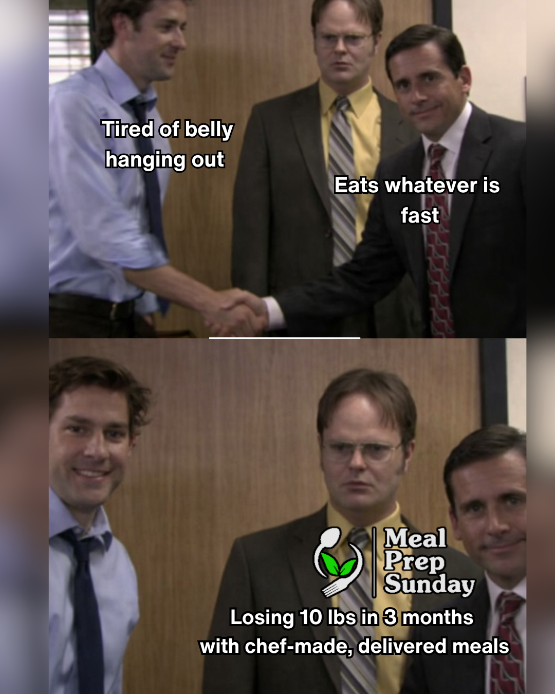 Meal Prep Sunday Service Facebook ad