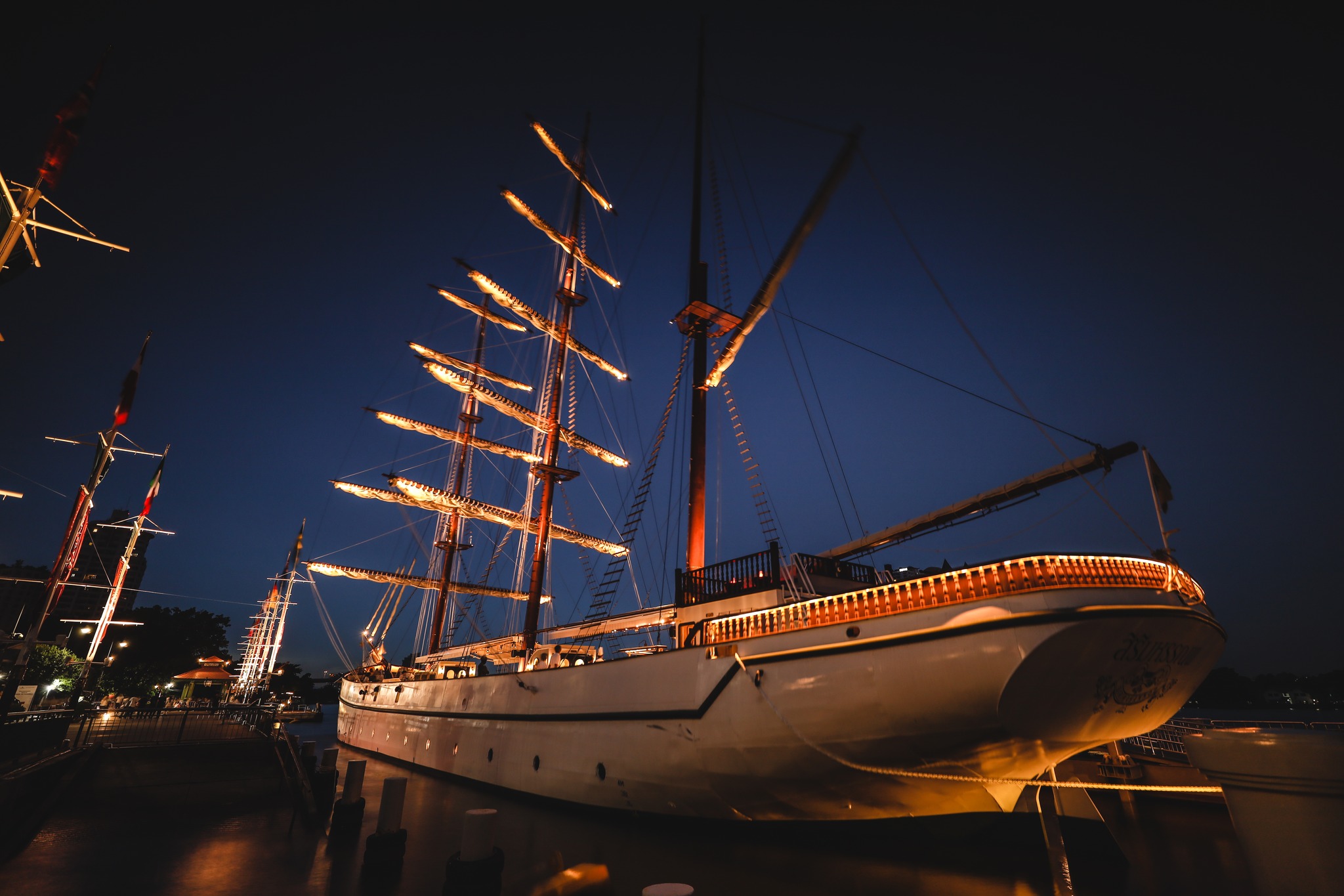 Sirimahannop Facebook ad: Step aboard Sirimahannop, a historic Thai tall ship…