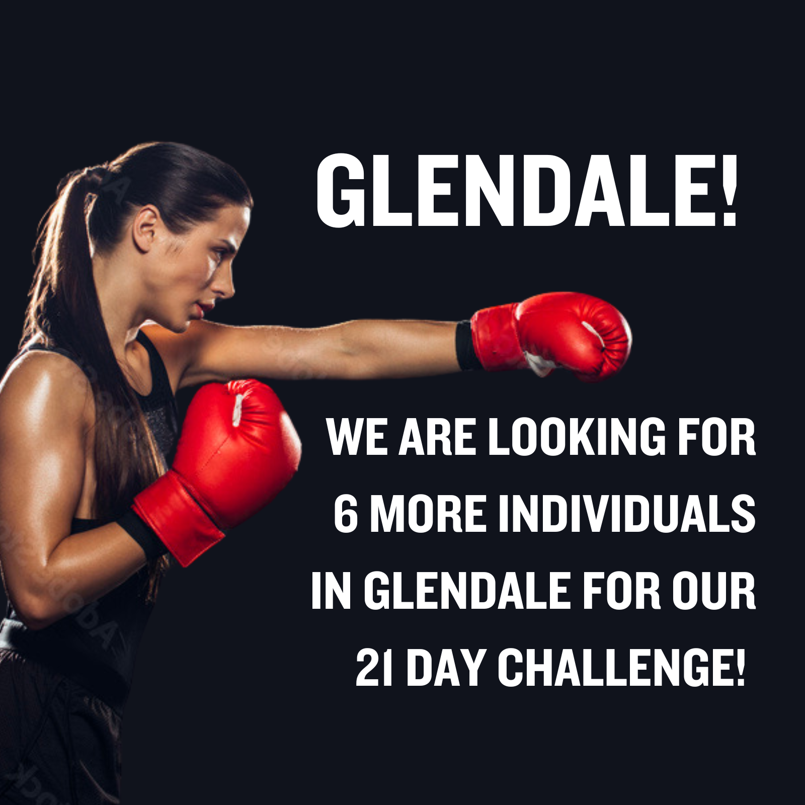 BoxingRx Glendale Facebook ad from Feb 23, 2026