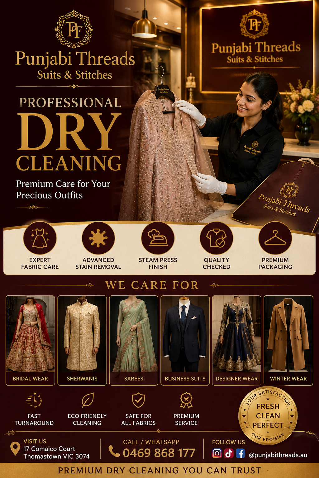 Punjabi Threads - Suits & Stitches Facebook ad