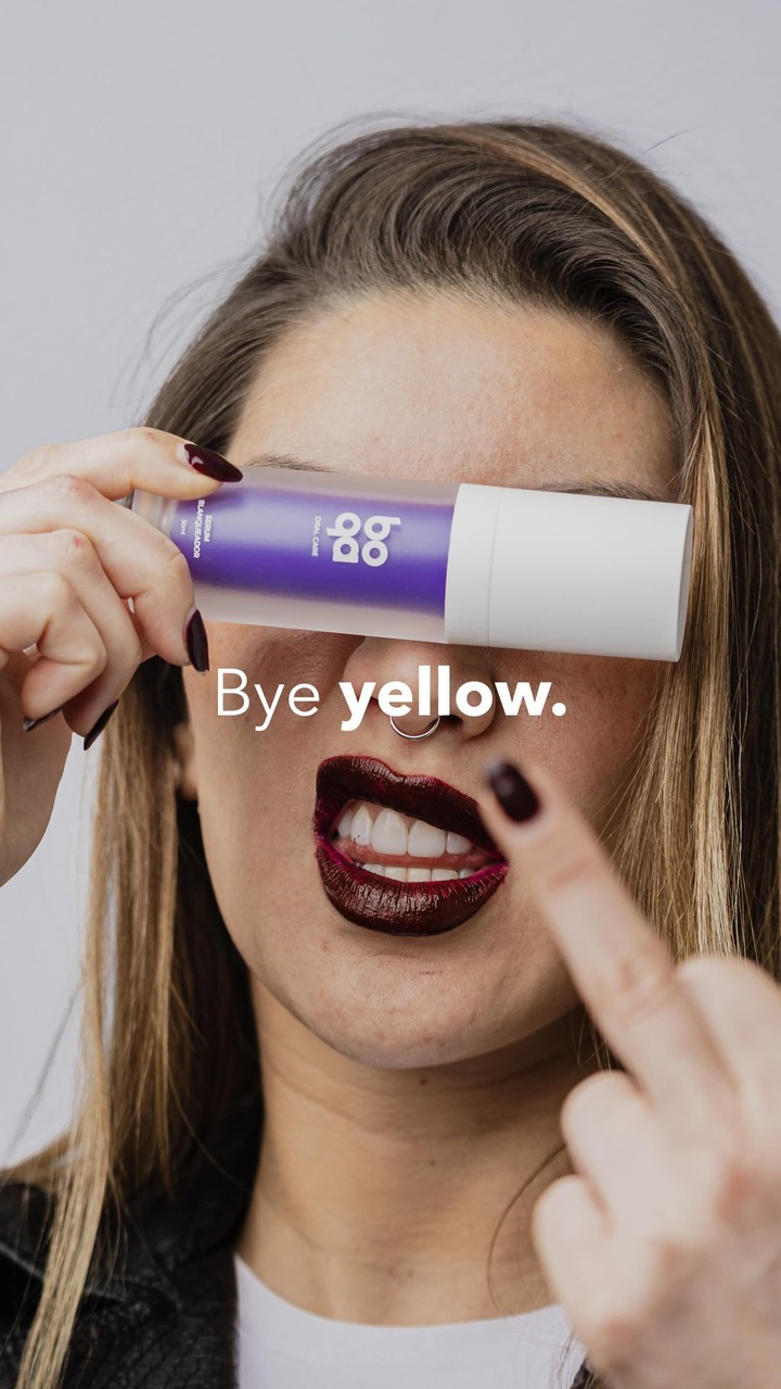 Boqa Oral Care Facebook ad: Al fin un blanqueamiento instantáneo