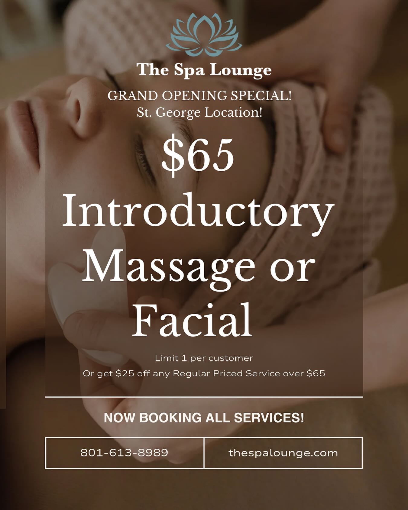The Spa Lounge - A Day Spa Facebook ad: Day Spa in St. George Utah | Massage Therapy in St. George…