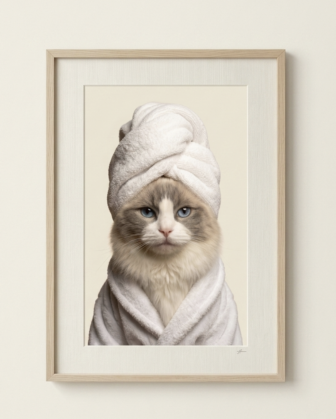 Pen & Paw Facebook ad: Cat portraits just launched at Pen & Paw.