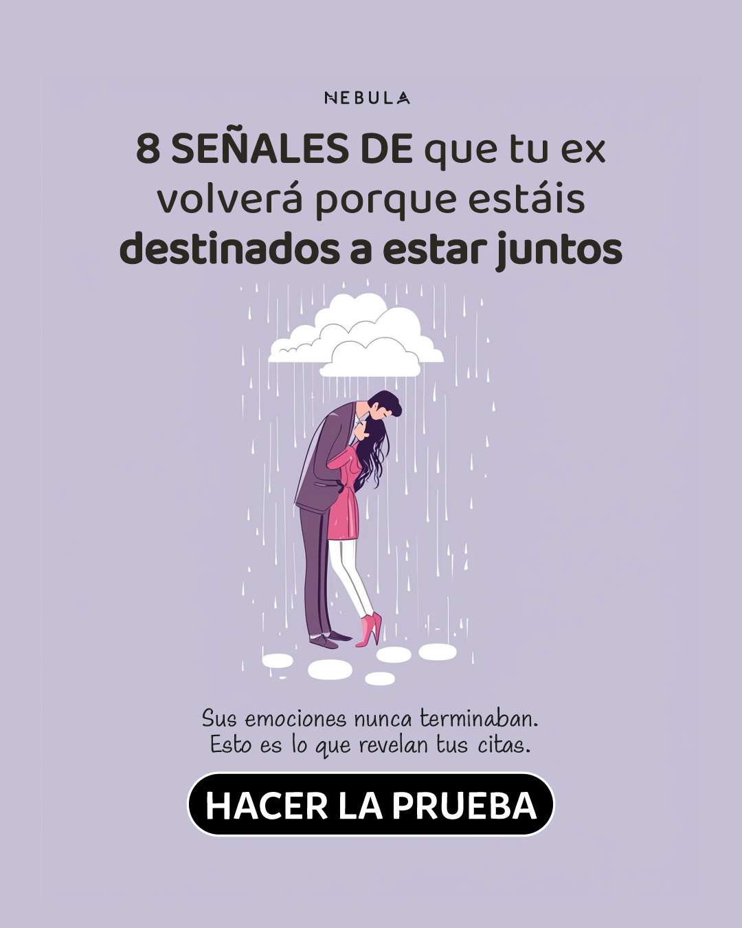 Nebula: Does my ex returns? Facebook ad