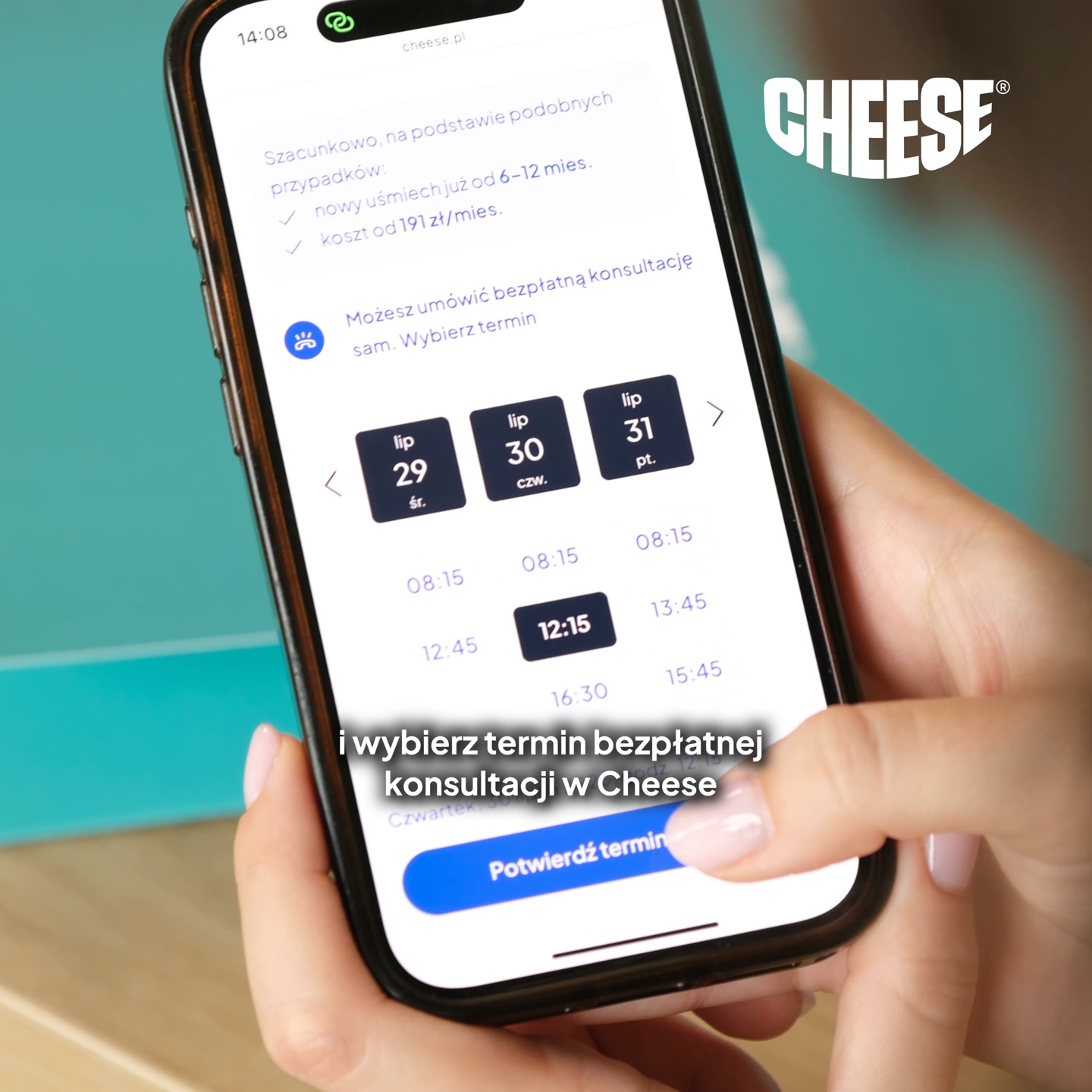 Cheese Ortodoncja Przyszłości Facebook ad: Darmowa konsultacja ortodontyczna