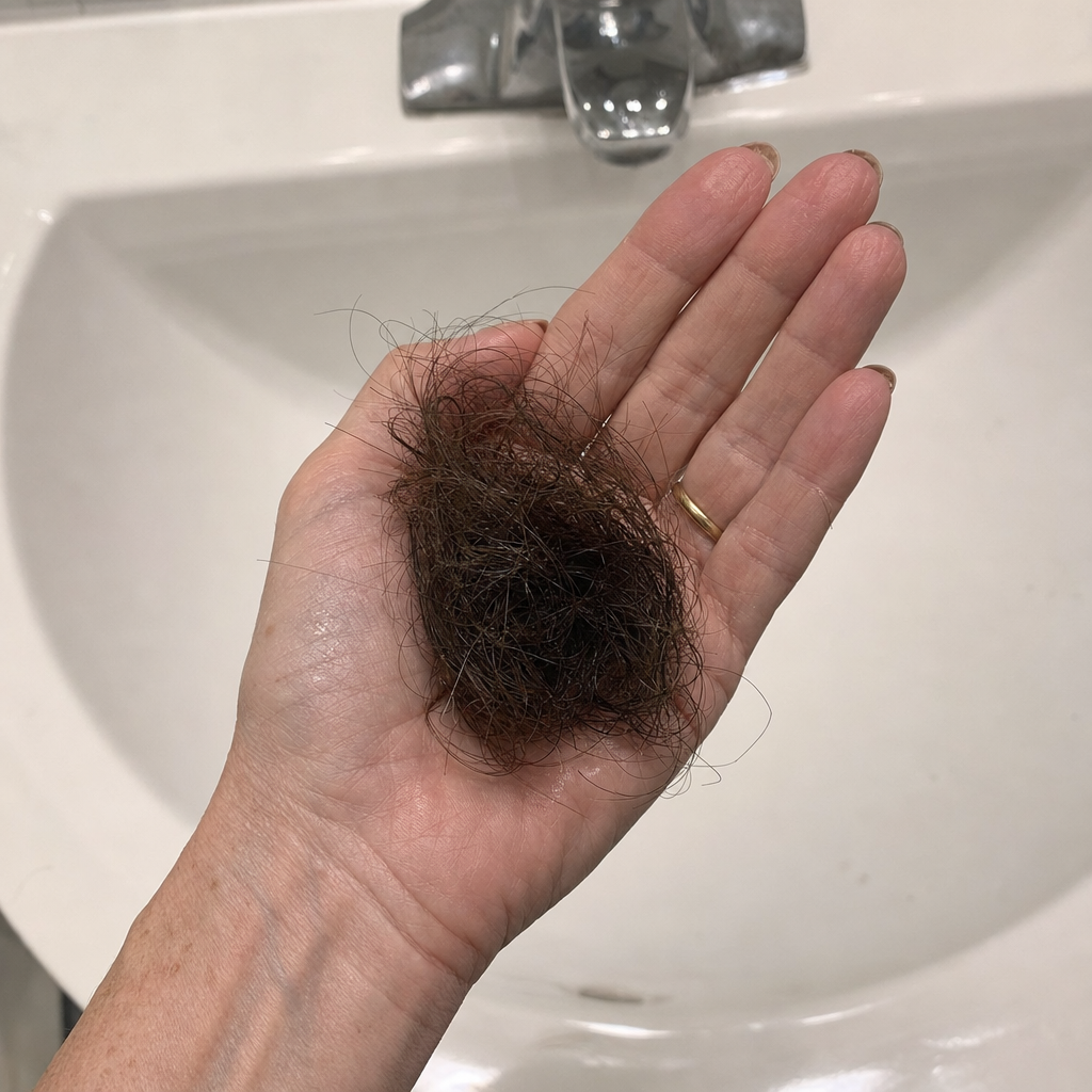 Elizabeth white Facebook ad: Menopause: How did they get their hair back?