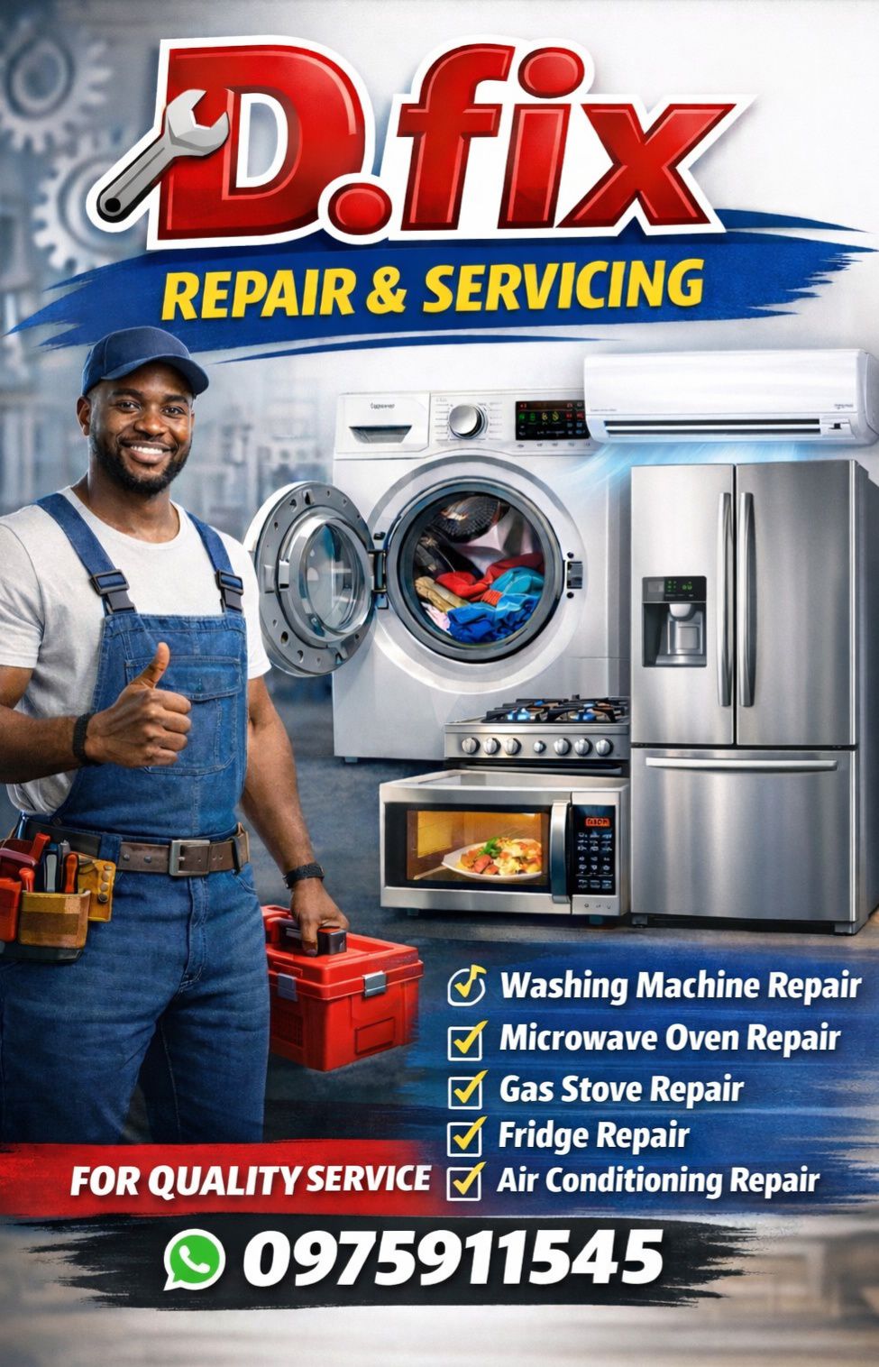 Daptechfix Refrigeration & Digital Security Systems Facebook ad